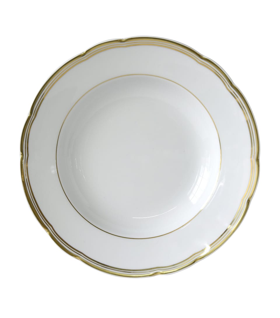 Porcelain Pompadour Soup Bowl (22.5cm)