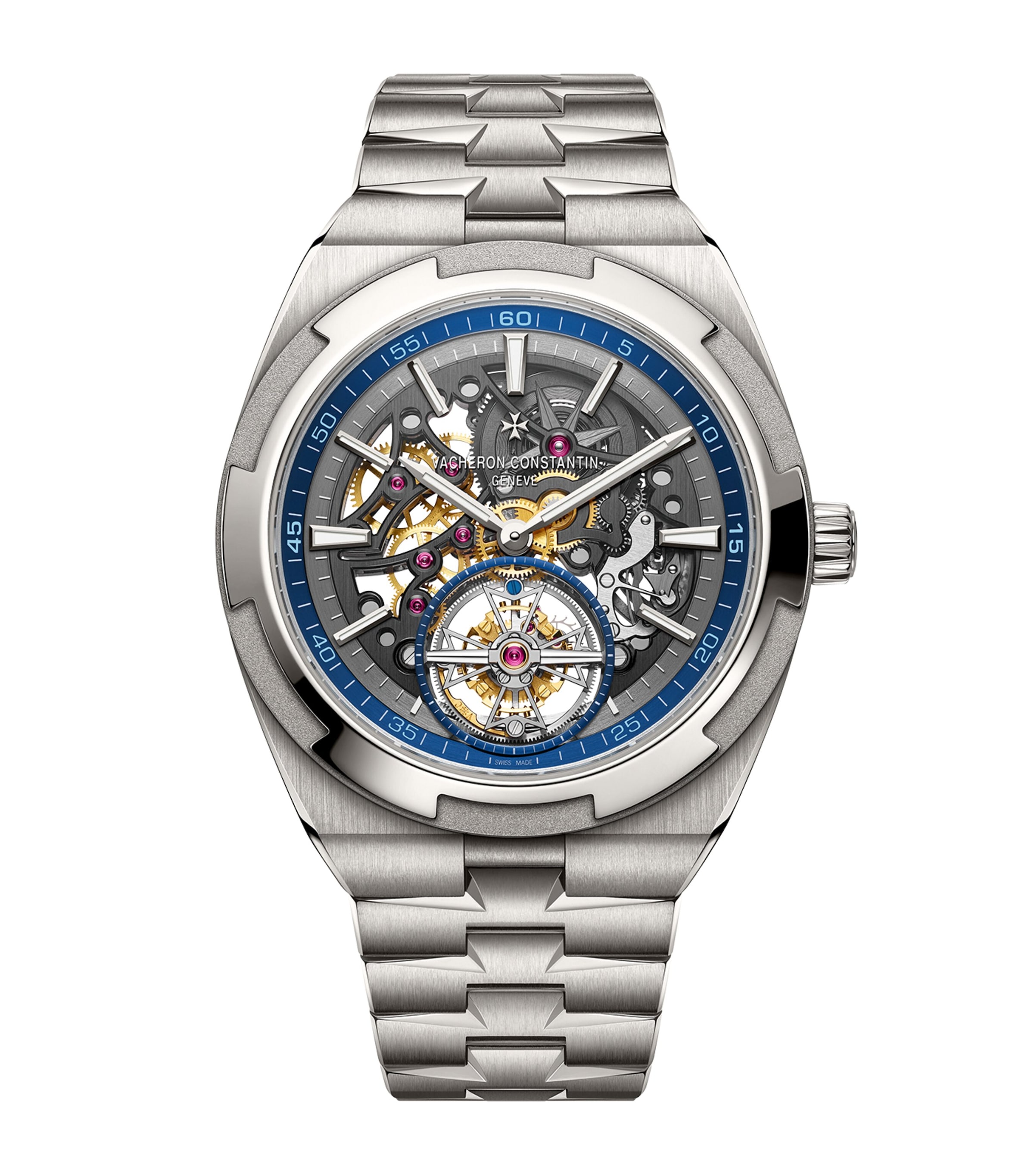 Vacheron Constantin Titanium Overseas Tourbillon Skeleton Watch 42.5mm Titanium