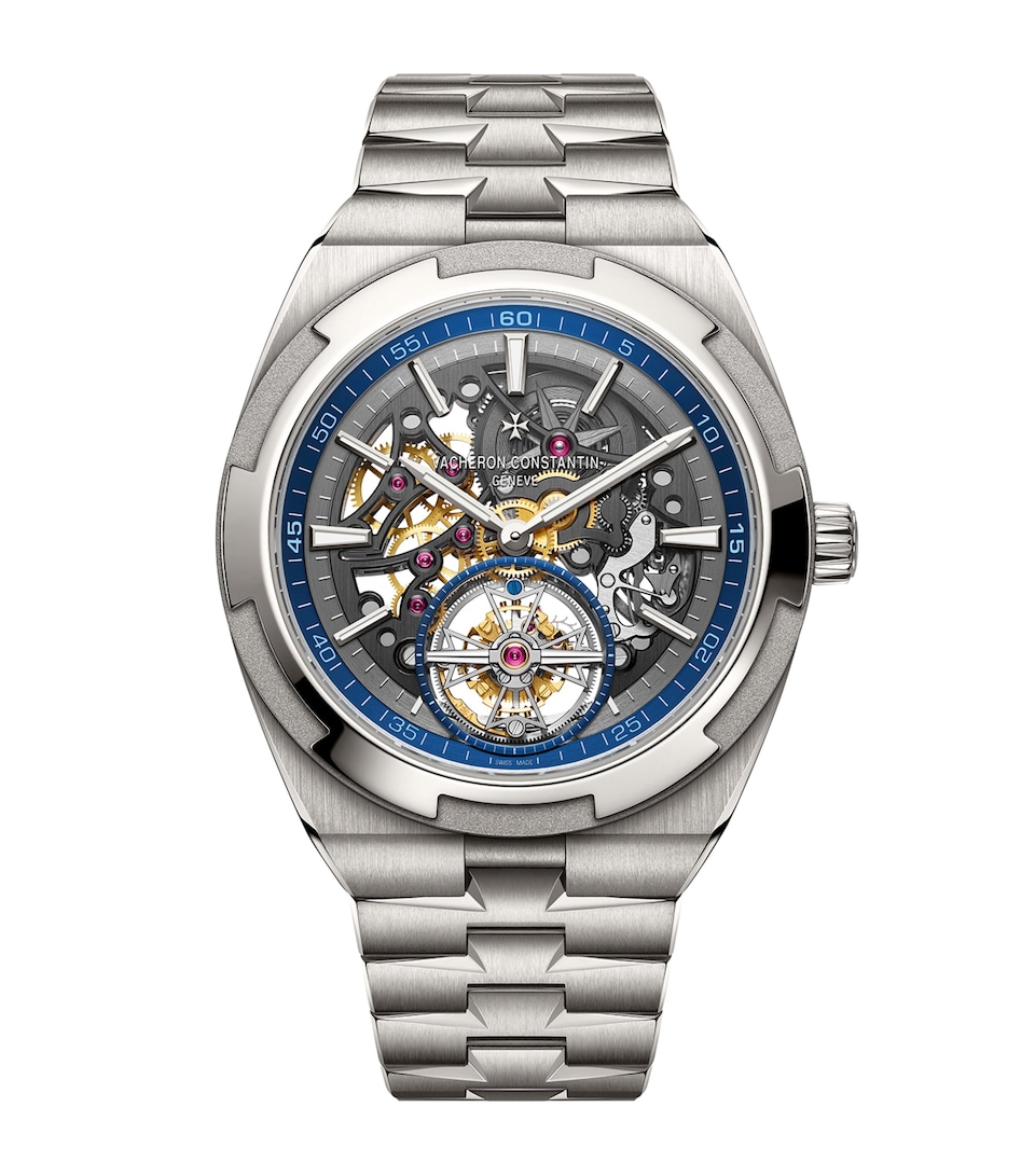 Vacheron Constantin Titanium Overseas Tourbillon Skeleton Watch 42.5mm Titanium