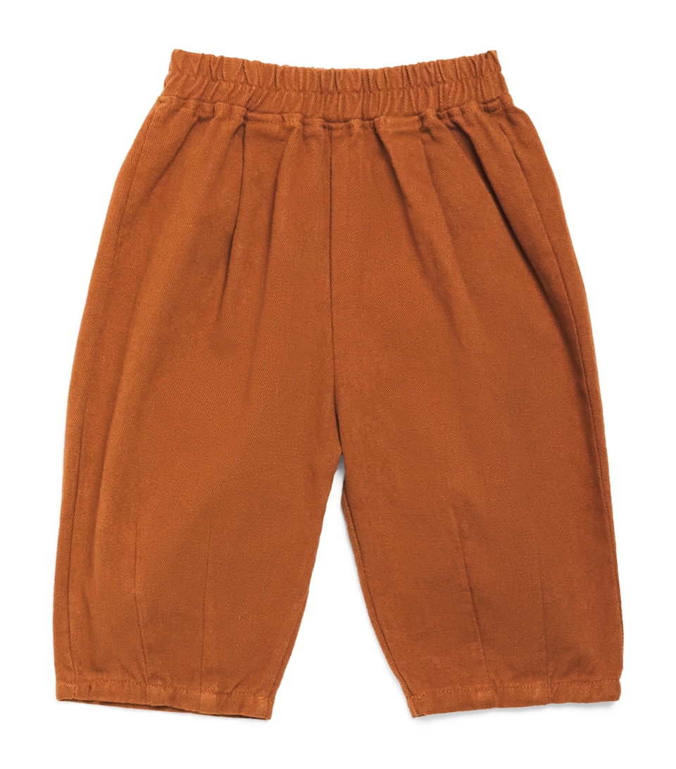 Cotton Twill Barrel Trousers (12-24 Months)