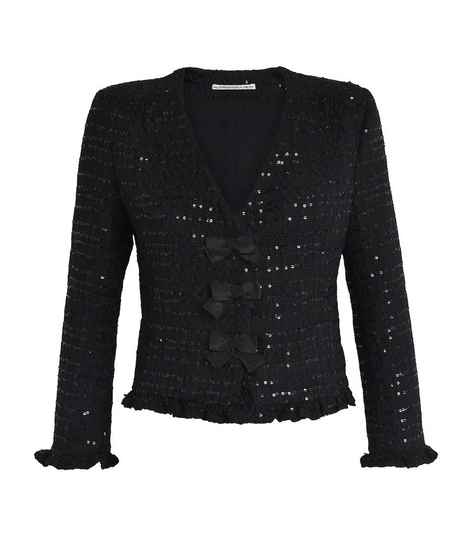 Tweed Sequin Jacket