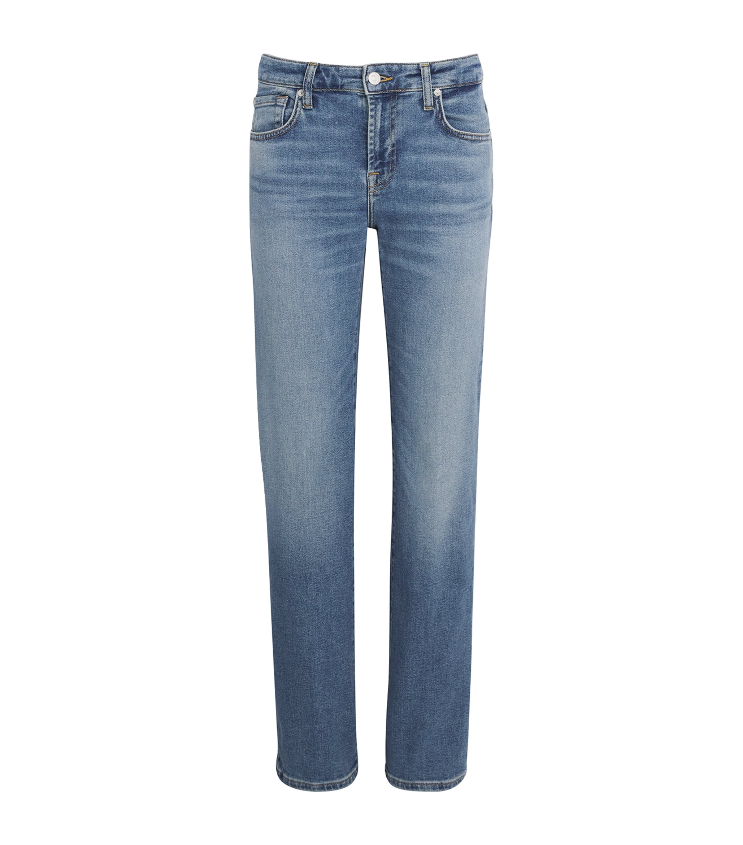 Calie High-Rise Straight Jeans