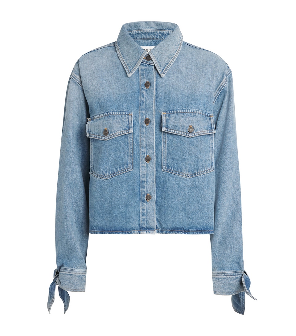 AGOLDE Womens Hewitt Denim Shirt Indx Index