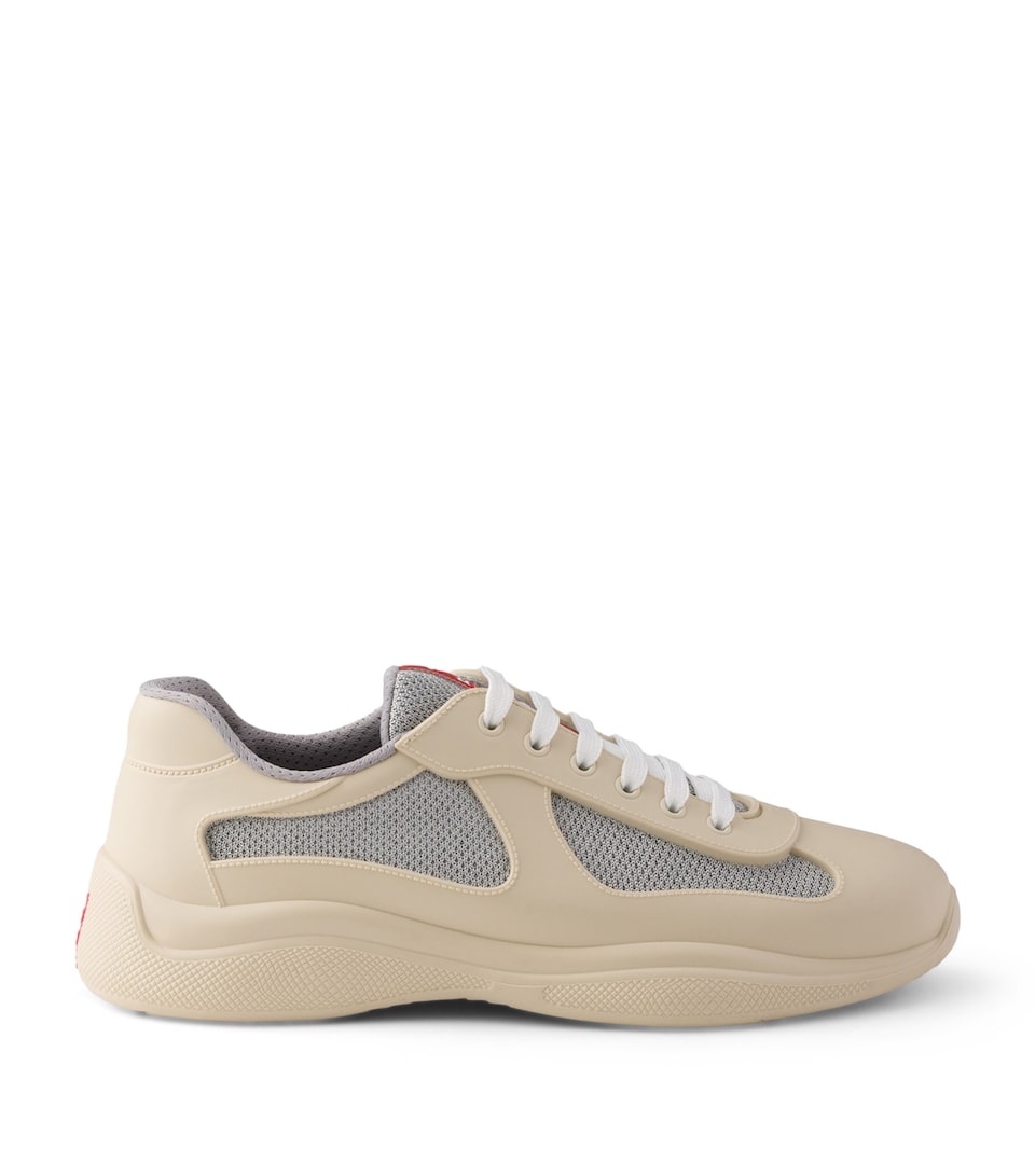 Prada Rubber America's Cup Sneakers Neutral