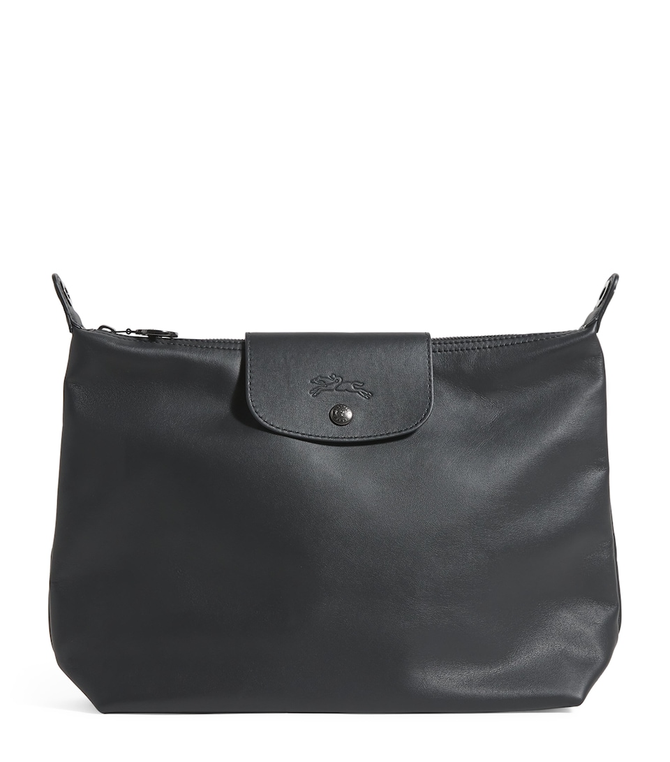 Large Leather Le Pliage Tote Bag