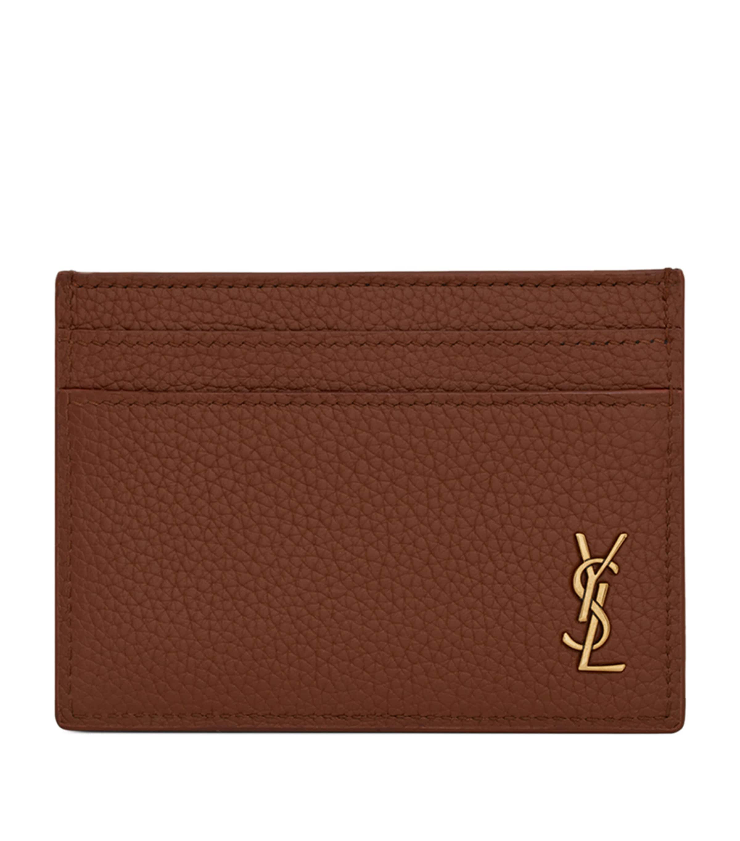 Saint Laurent Leather Card Holder