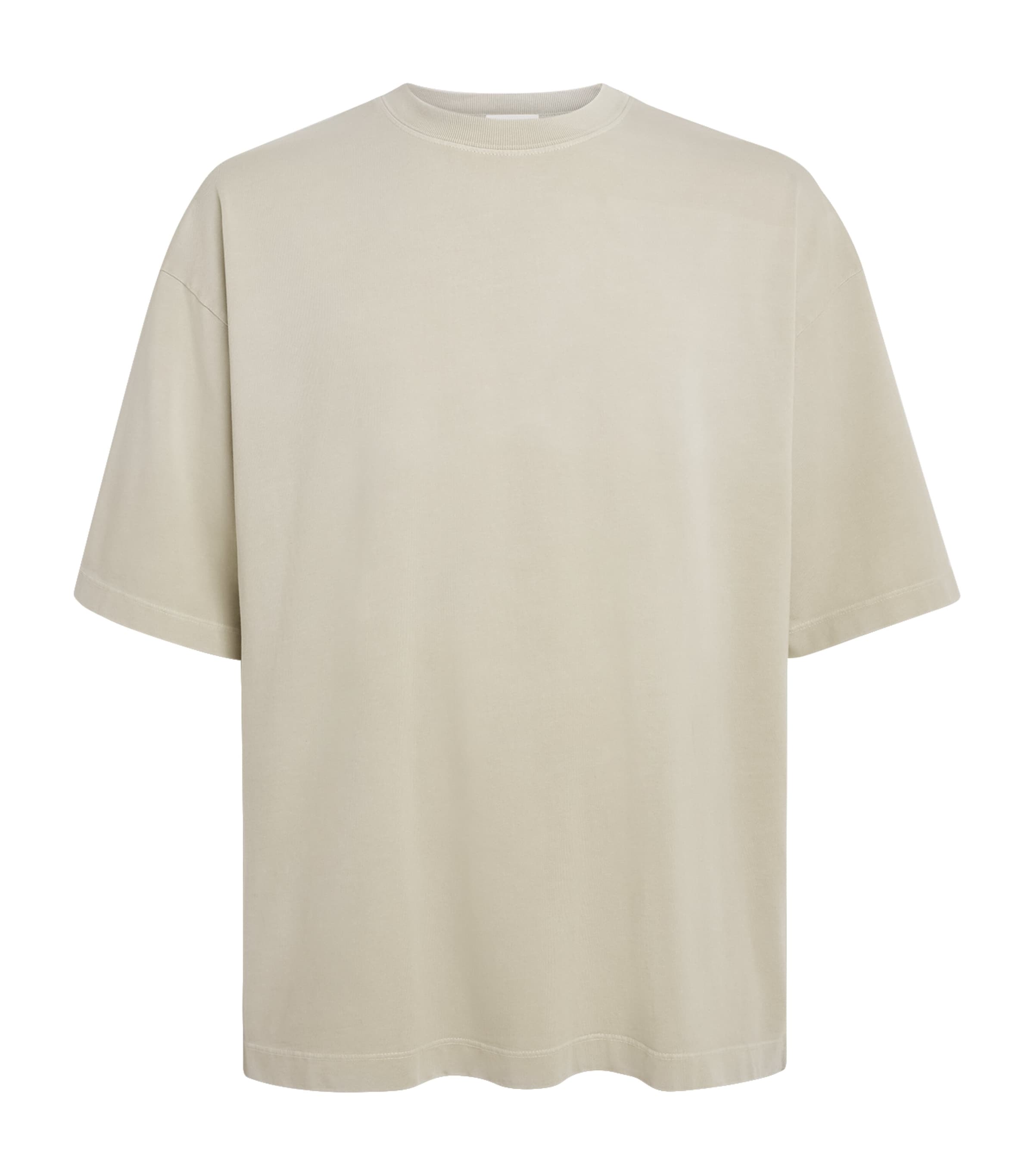 AGOLDE Mens Cotton Portman T-Shirt Lime Stone