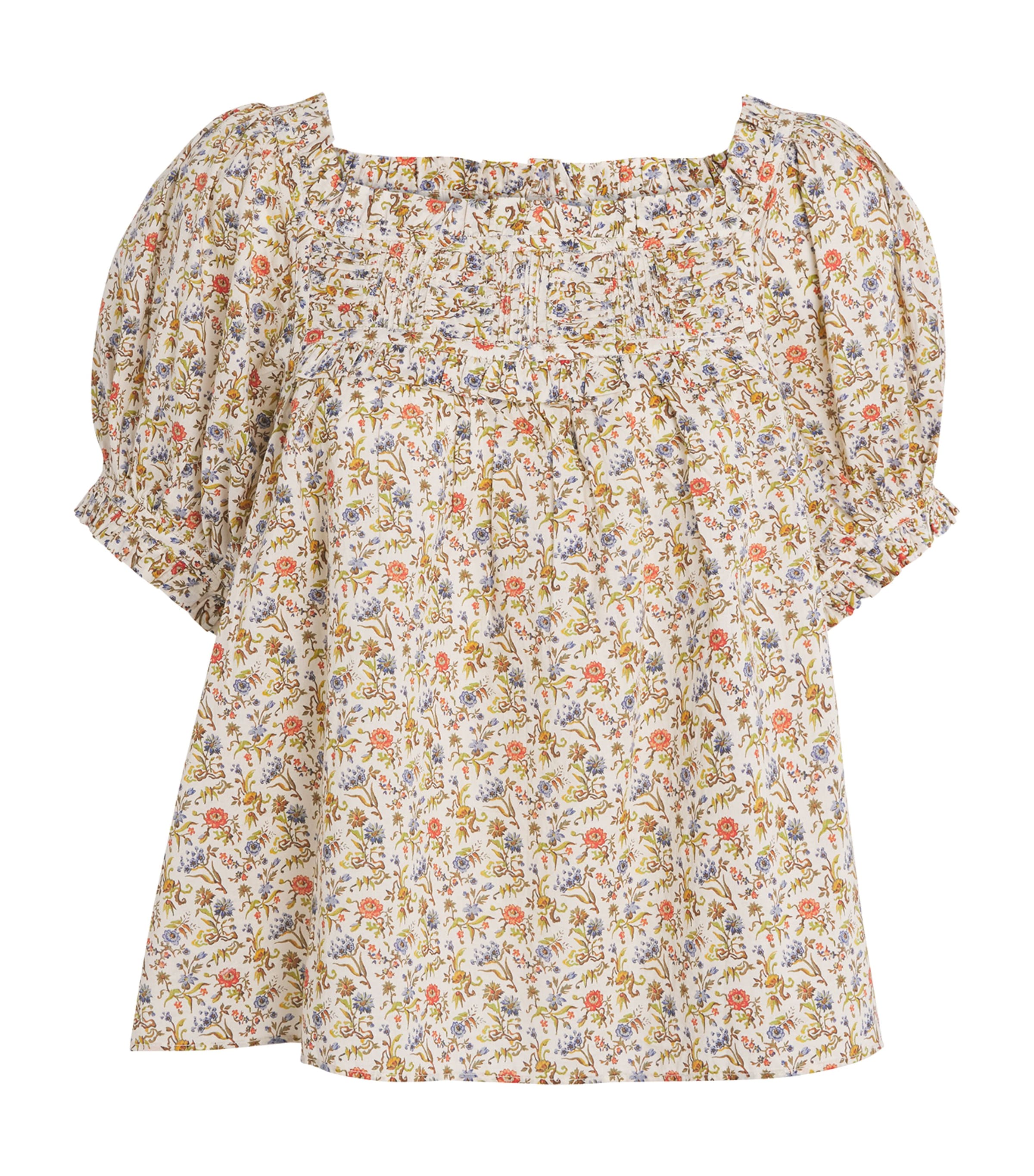 Organic Cotton Floral Farley Top
