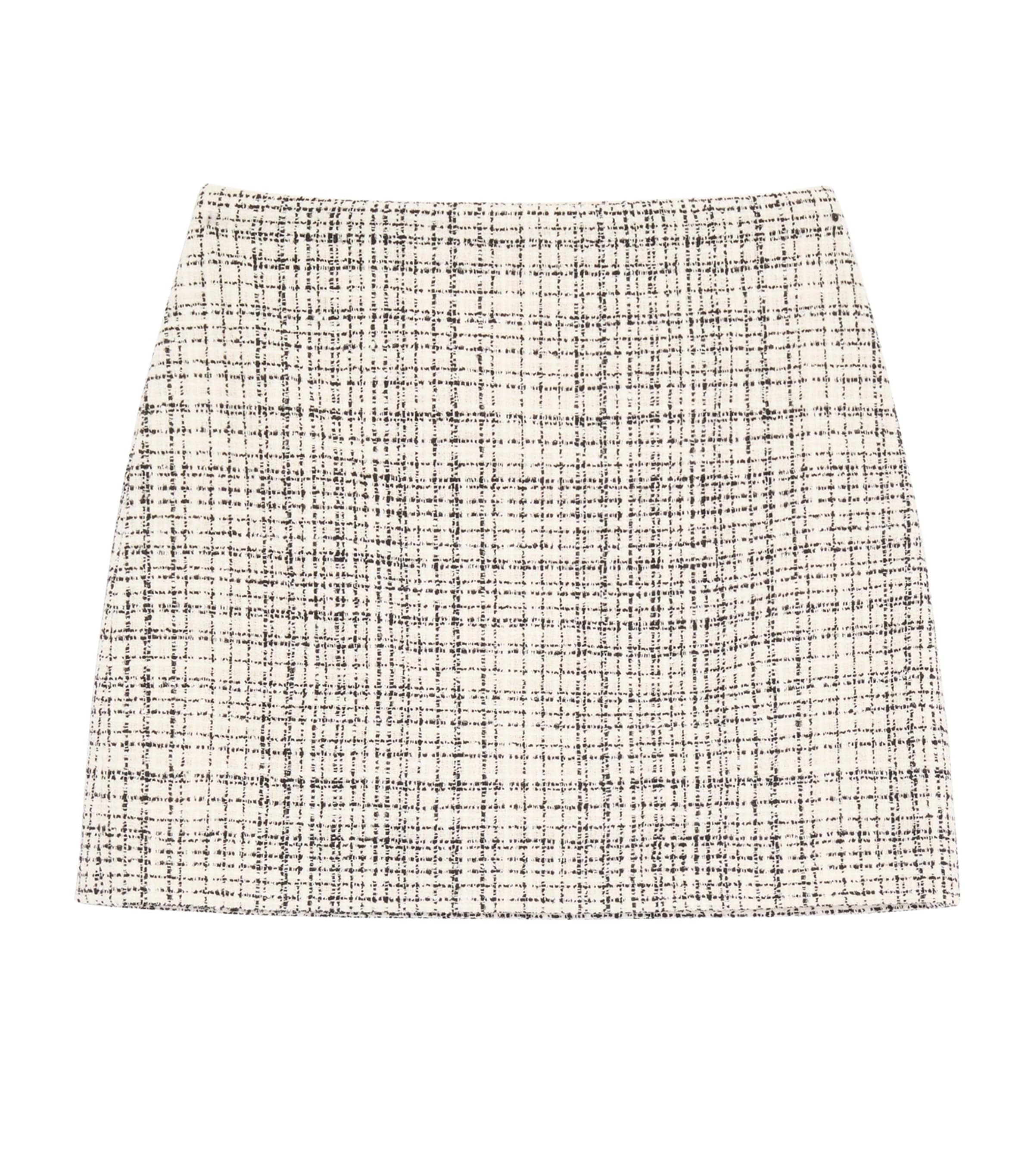 Valentino Womens Tweed Mini Skirt