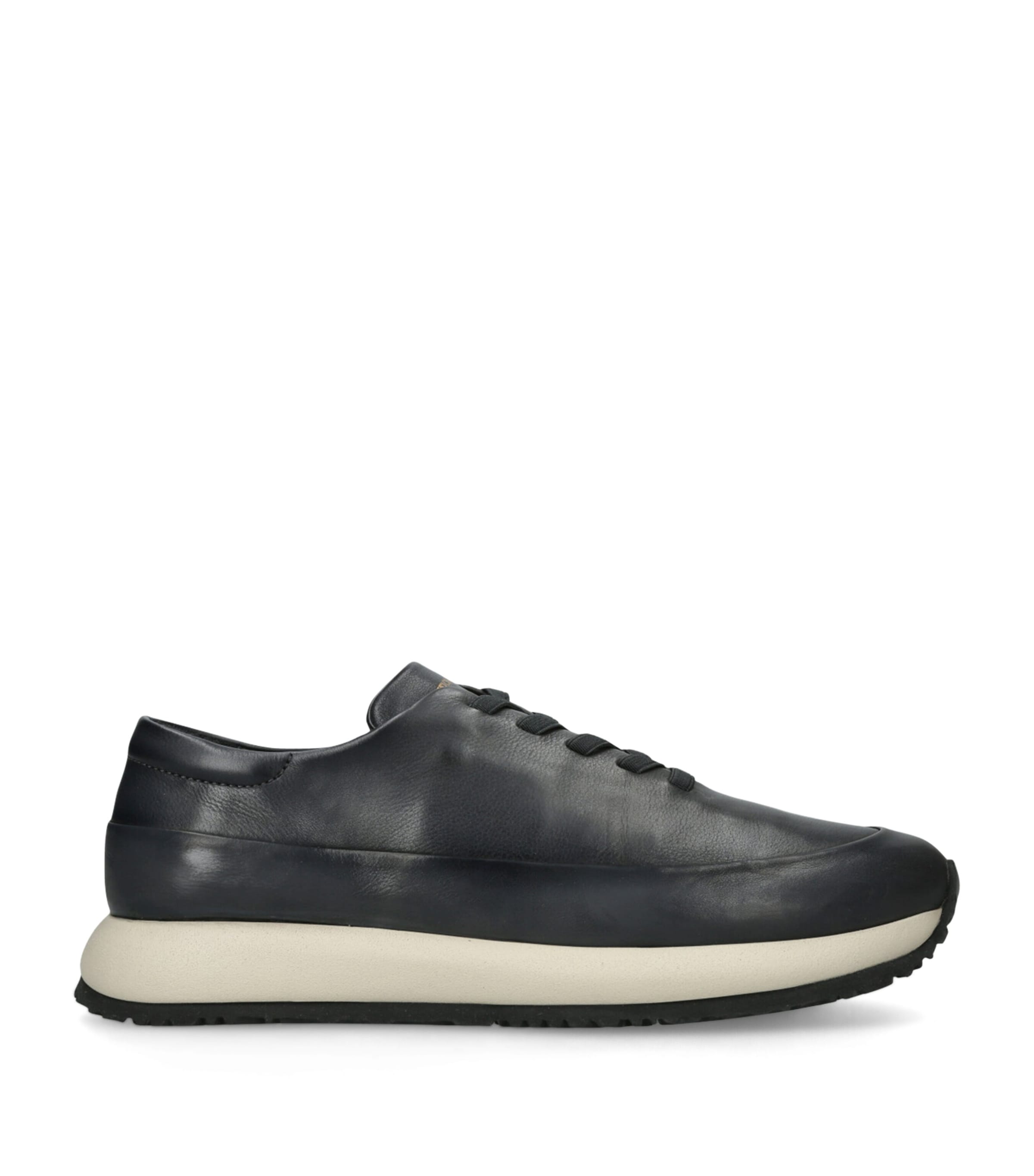 Officine Creative Leather Form Sneakers Grey/dark
