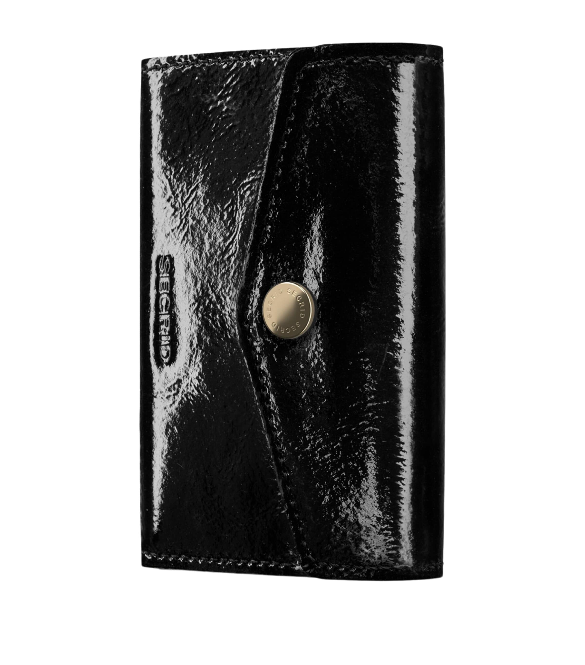 Secrid Leather Envelope Wallet Black