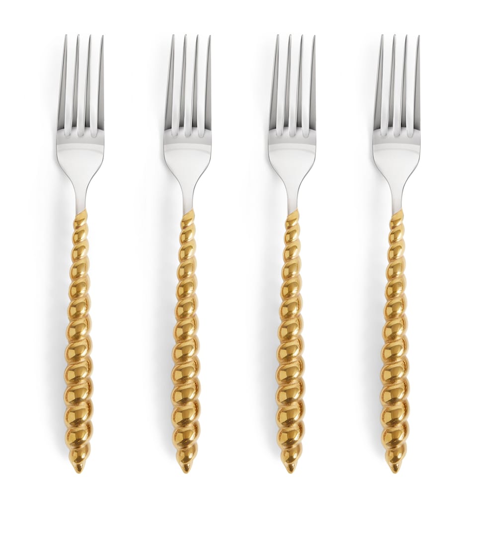 L'Objet x Jessica McCormack Stainless Steel Luncheon Forks (Set of 4)