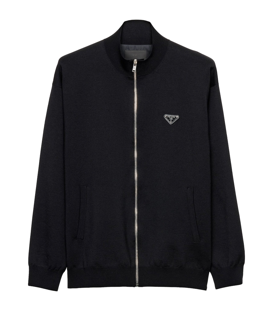 Superfine Wool Bomber Jacket