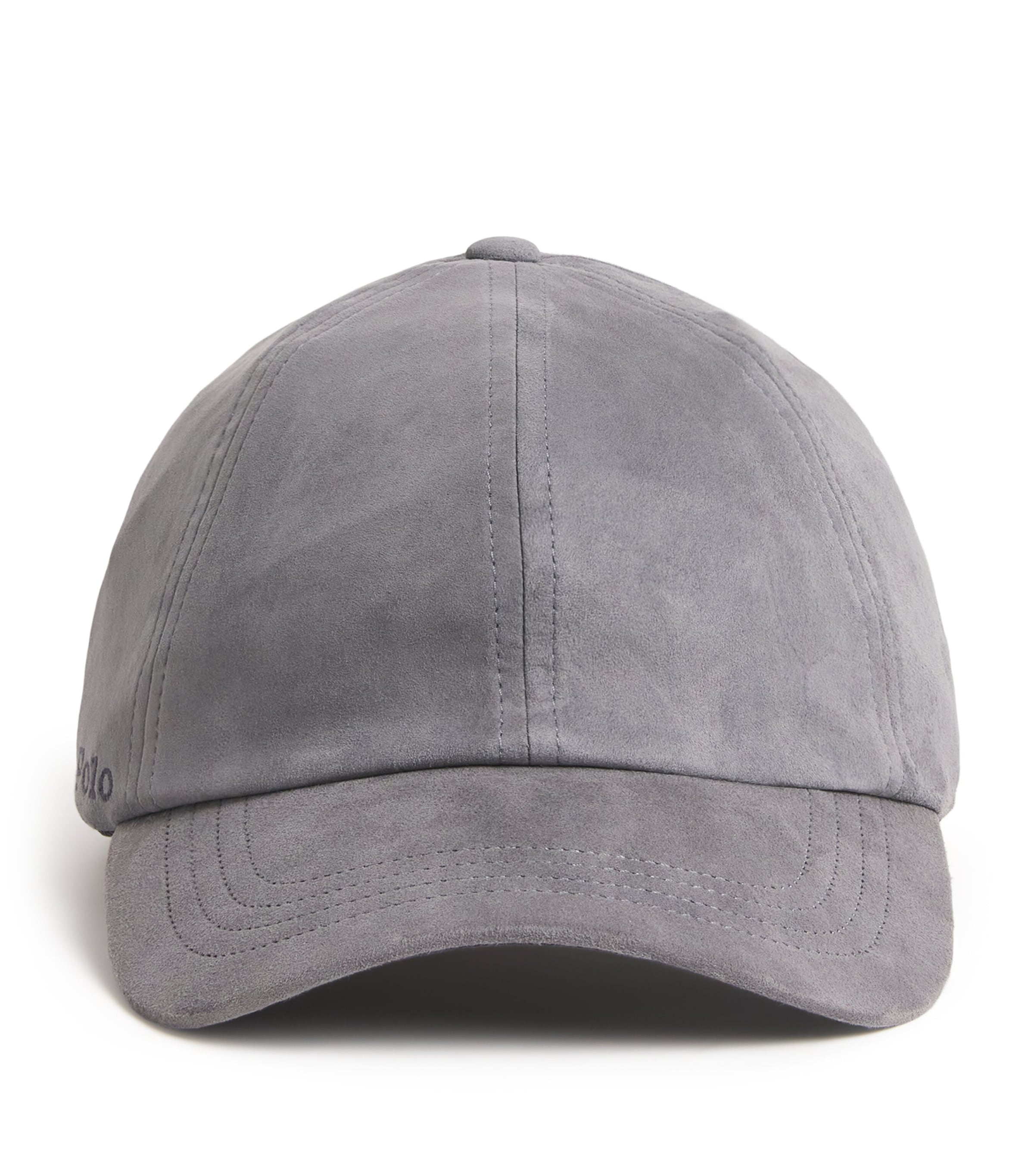 Suede Embroidered Hat