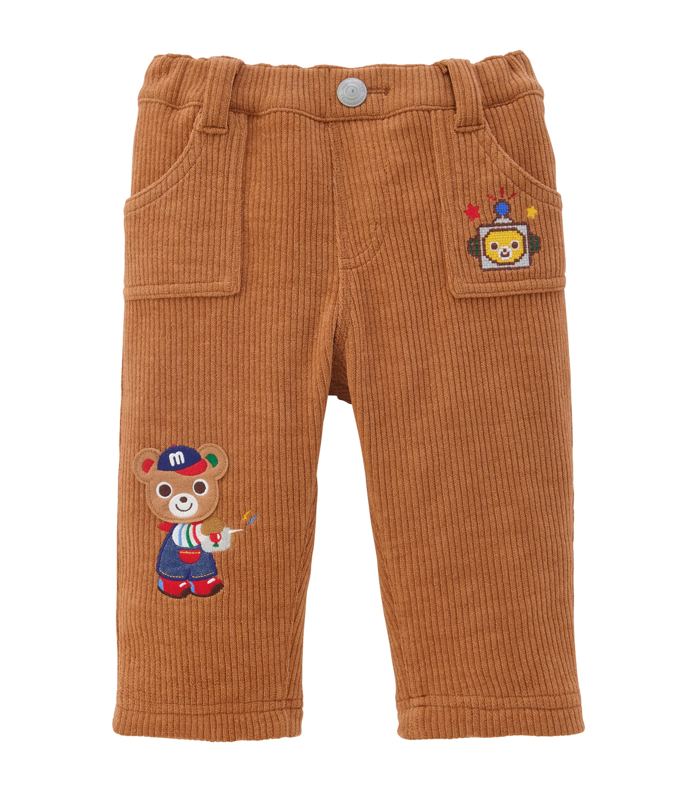 Miki House Corduroy Applique Trousers (1-7 Years)