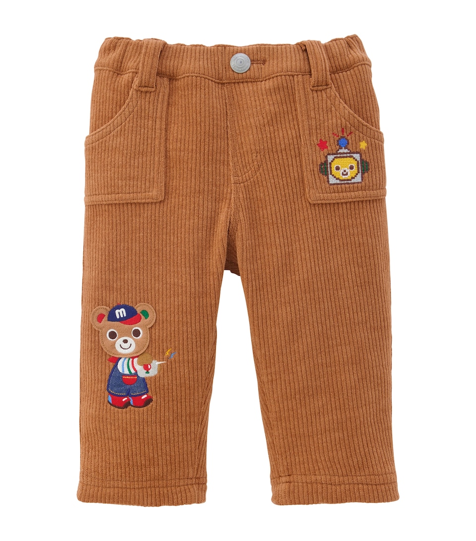 Miki House Corduroy Applique Trousers (1-7 Years)