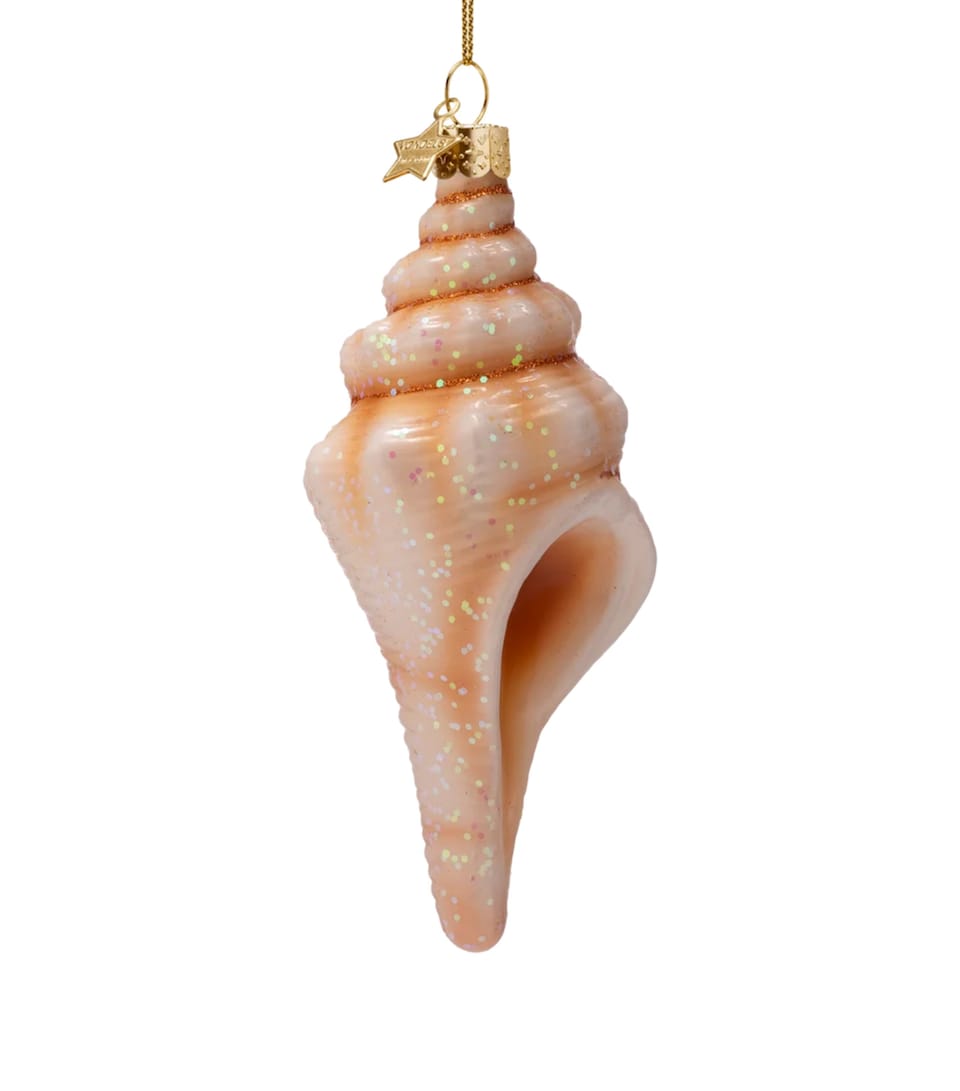 Harrods Conch Shell Tree Decoration White