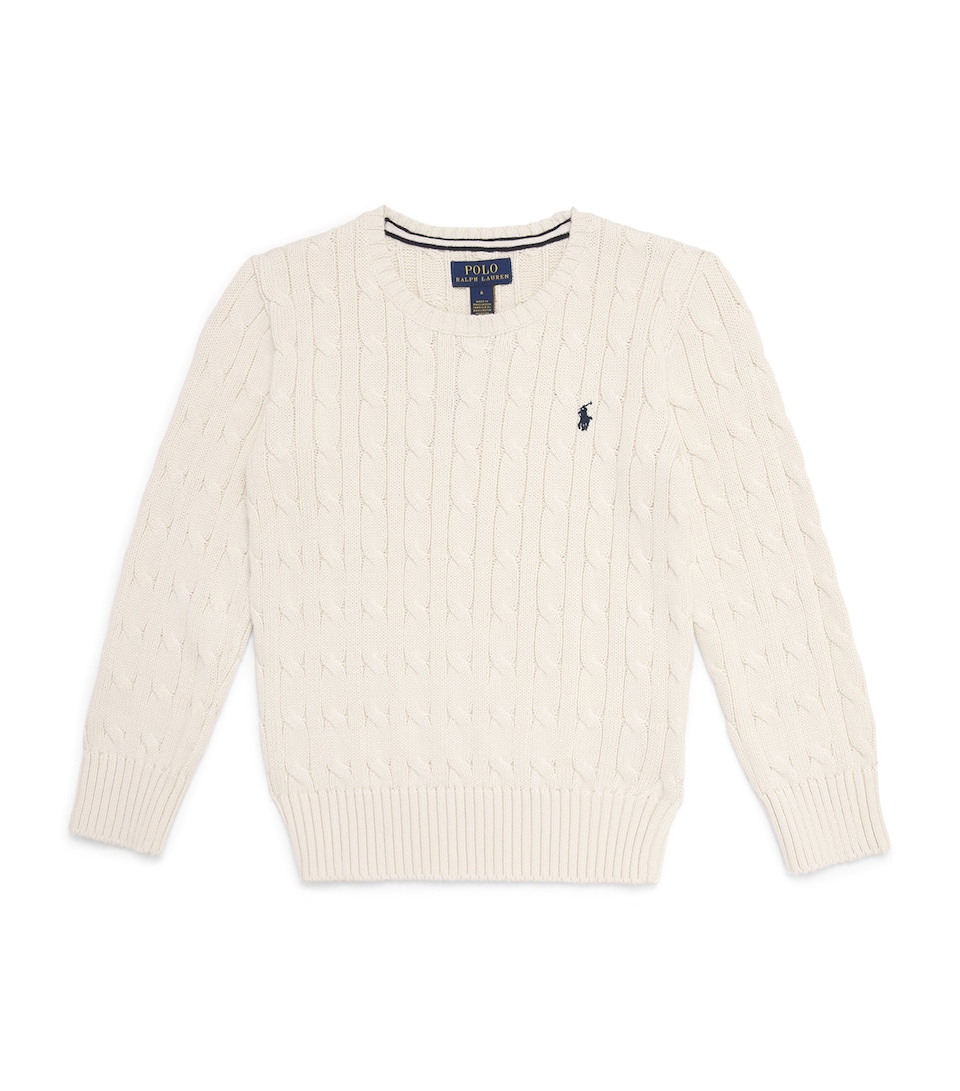 Cotton Cable-Knit Sweater (6-14 Years)