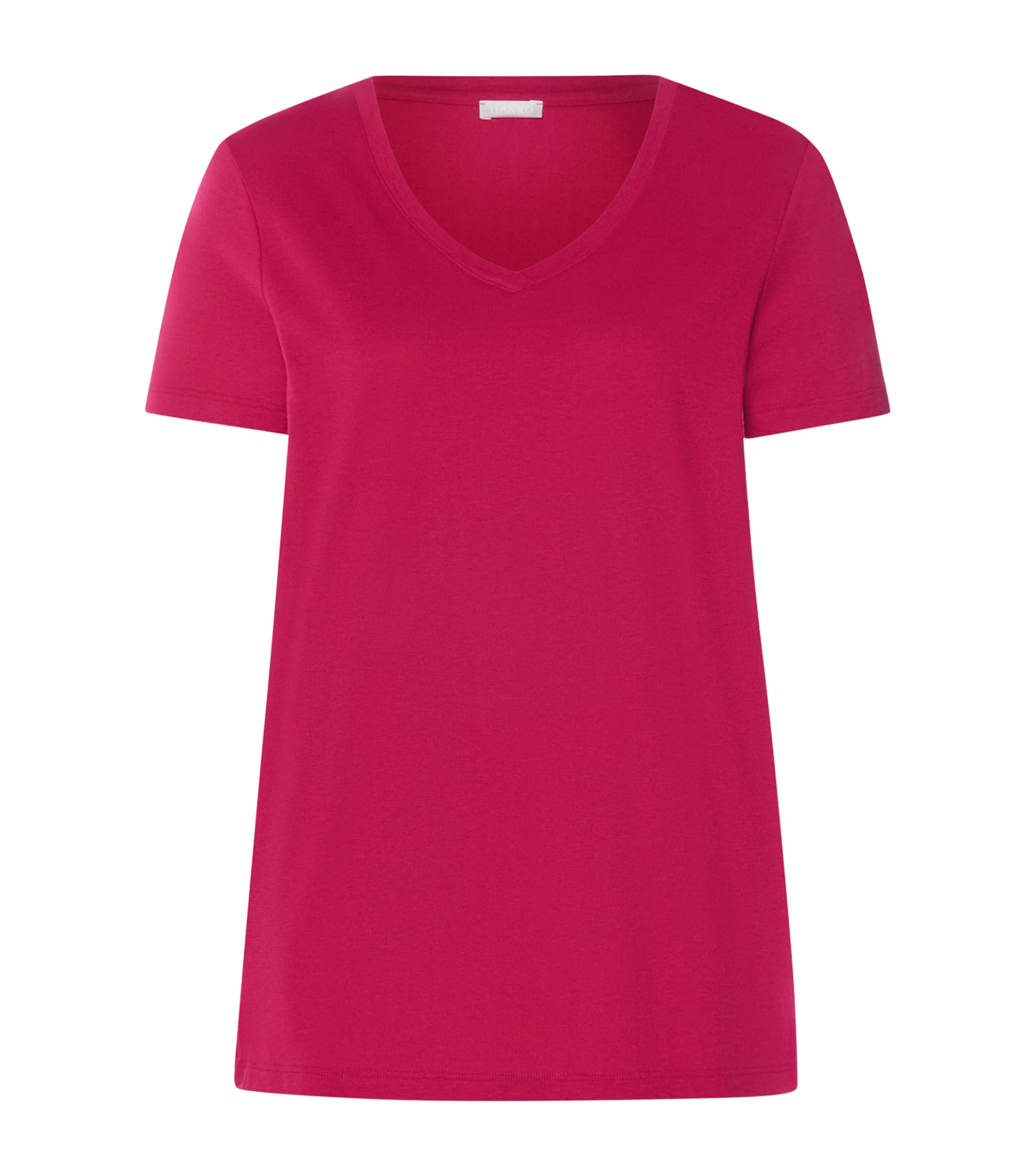 Hanro Womens Stretch-Cotton Sleep & Lounge T-Shirt Light Sangria