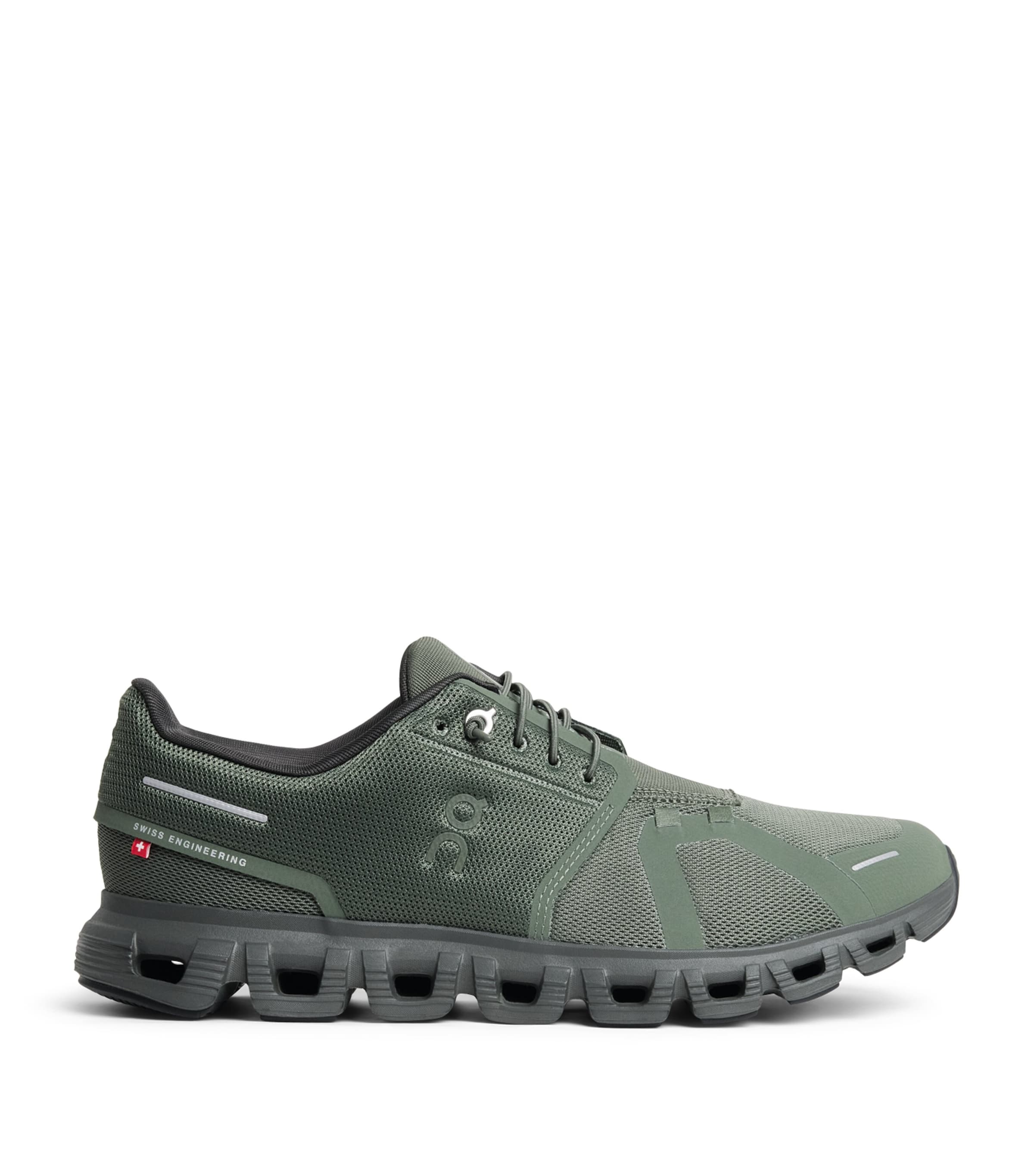 On Mens Cloud 6 Trainers Thyme I Espresso
