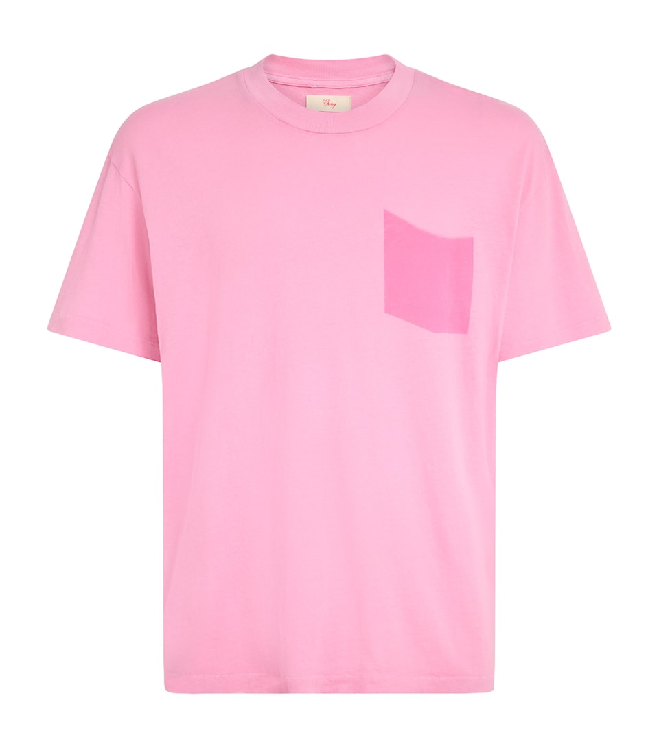 Cherry Los Angeles Mens Cotton Country Classic T-Shirt Fuschia