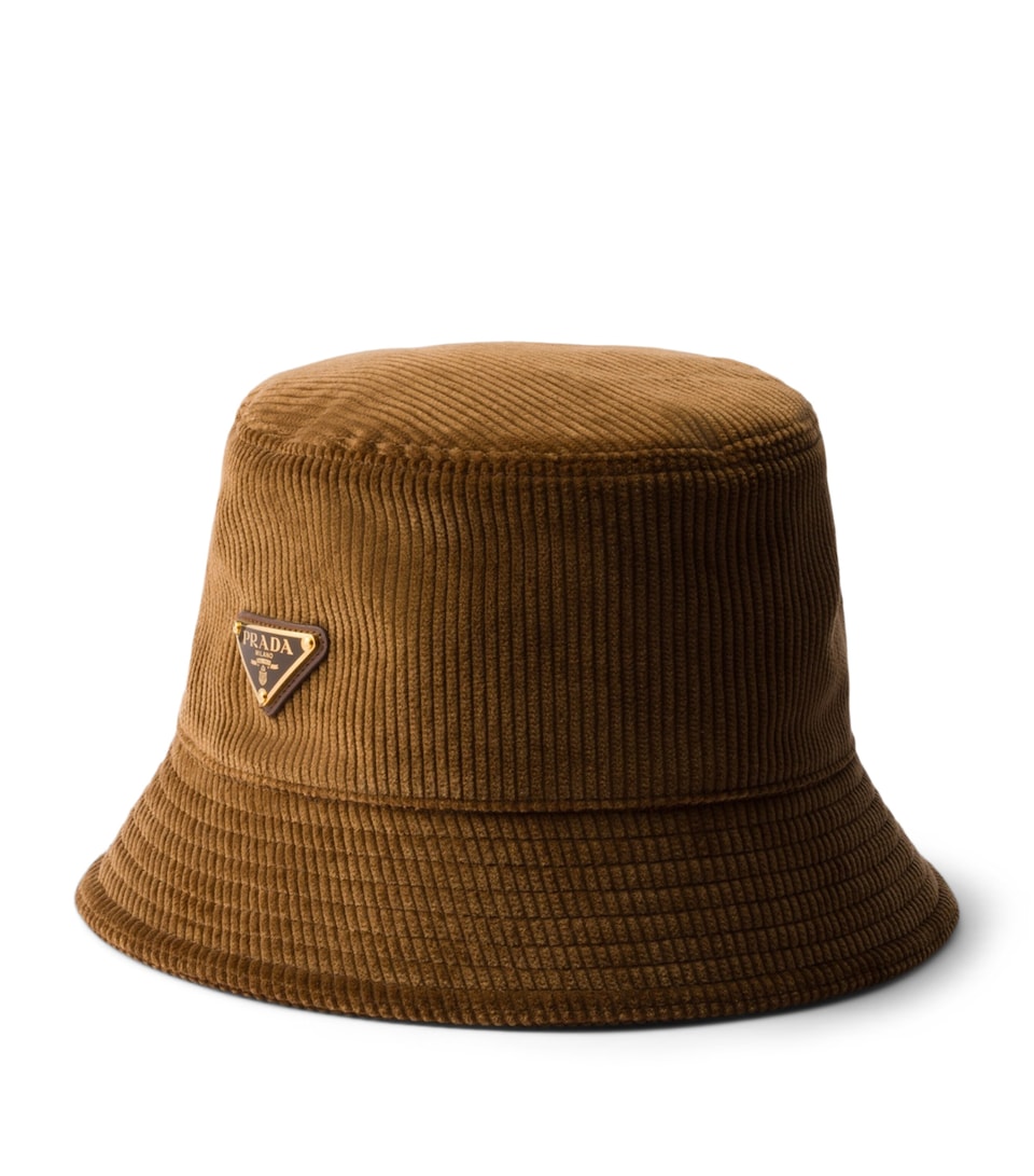 Cotton Corduroy Bucket Hat