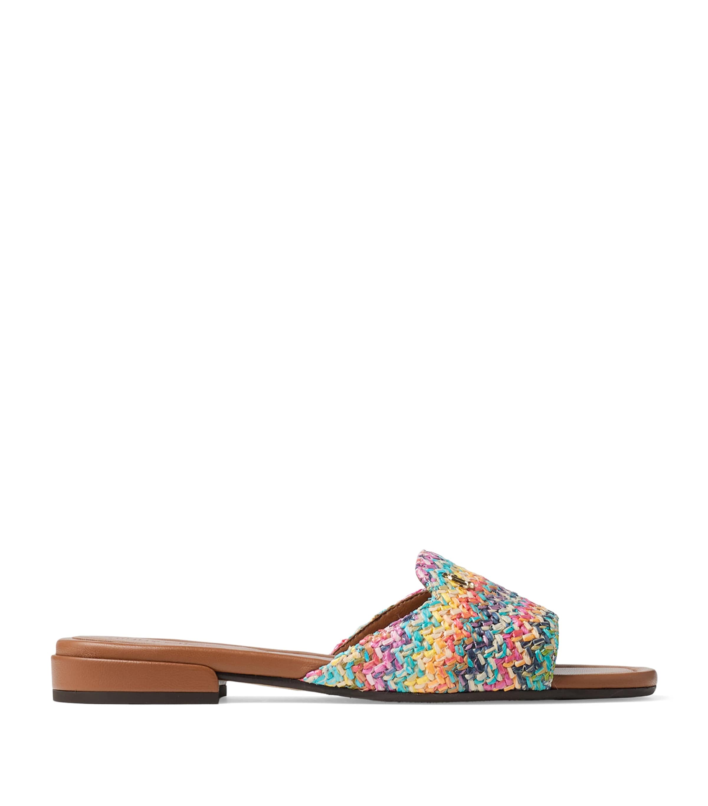Jimmy Choo Dina Woven Leather Sandals