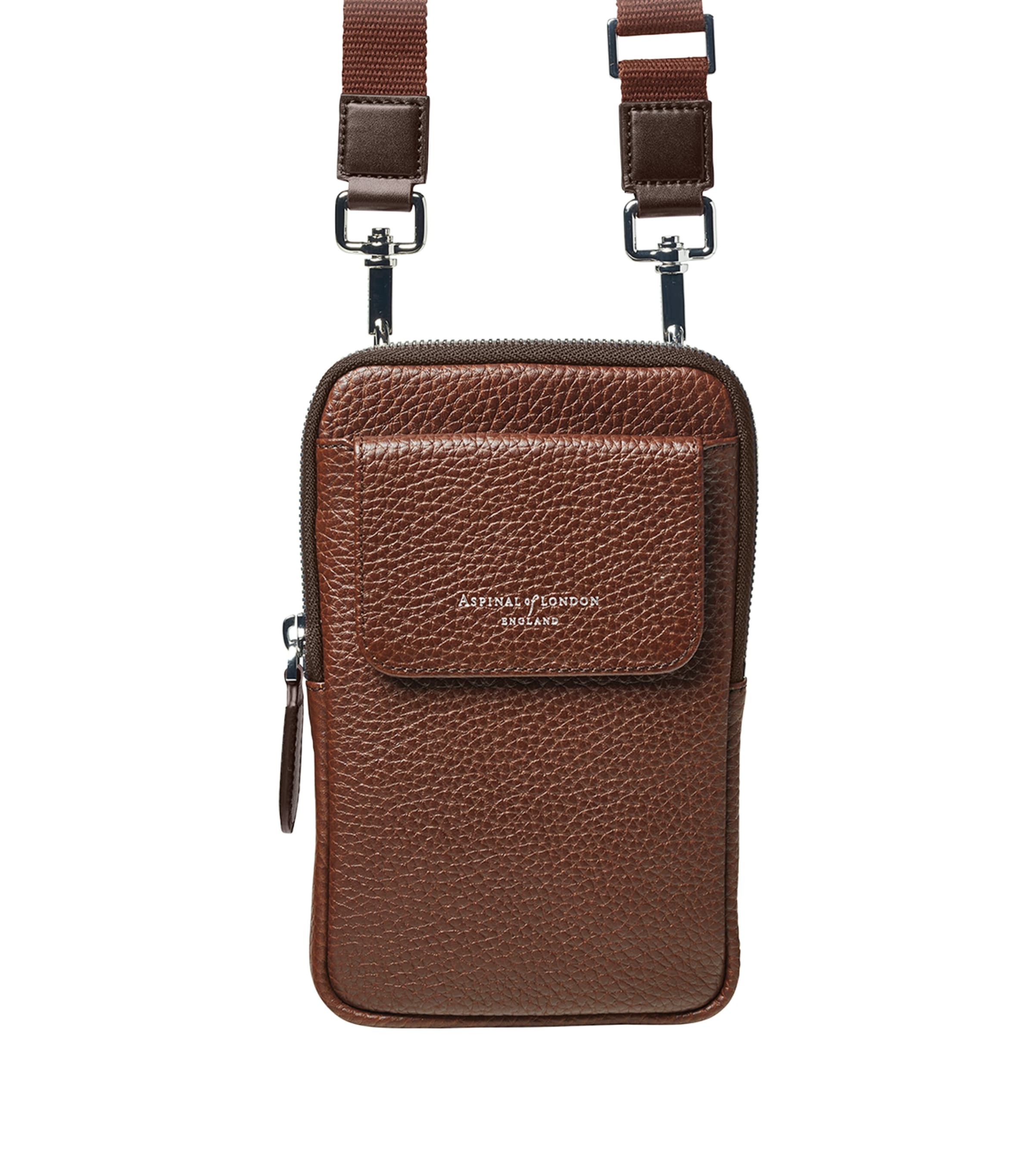 Leather Cross-Body Phone Pouch
