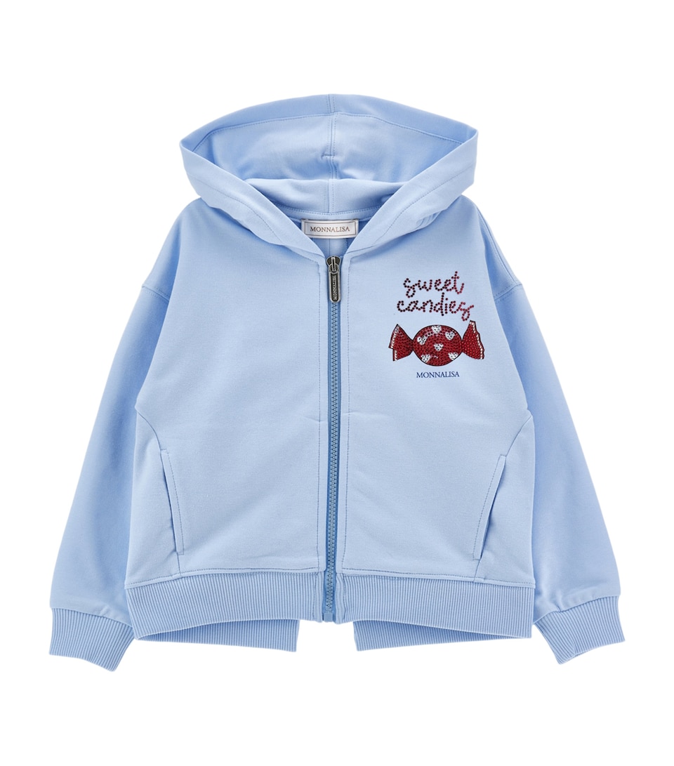 Stretch-Cotton Zip Hoodie (2-12 Years)