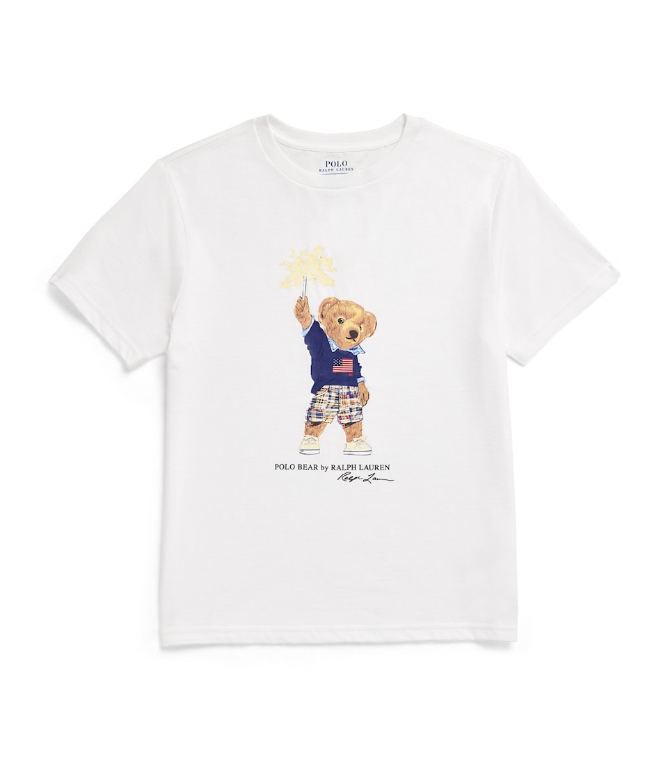 Cotton Polo Bear T-Shirt (6-14 Years)