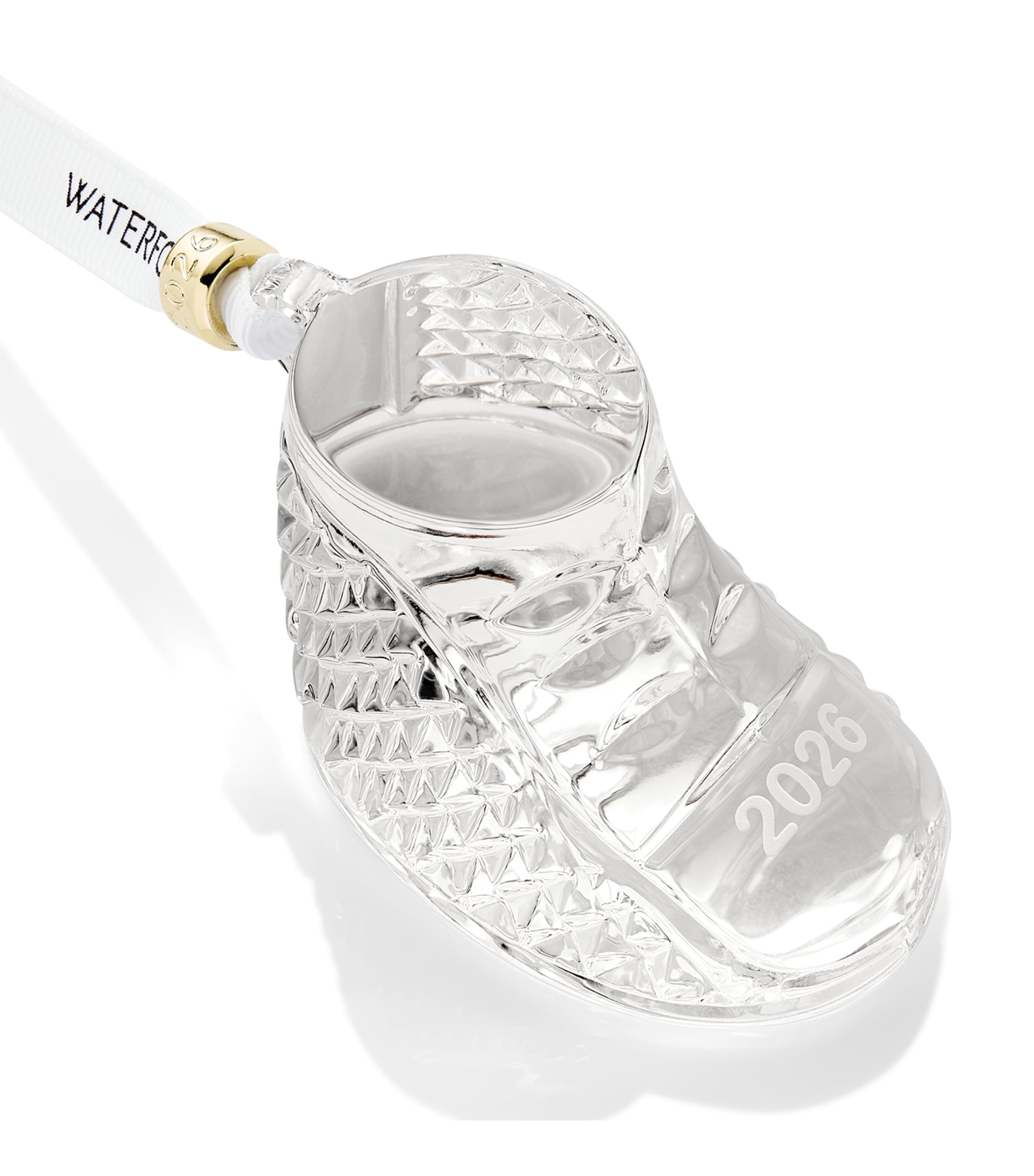 Waterford Crystal Baby's First Boot Tree Decoration 2026 Clear