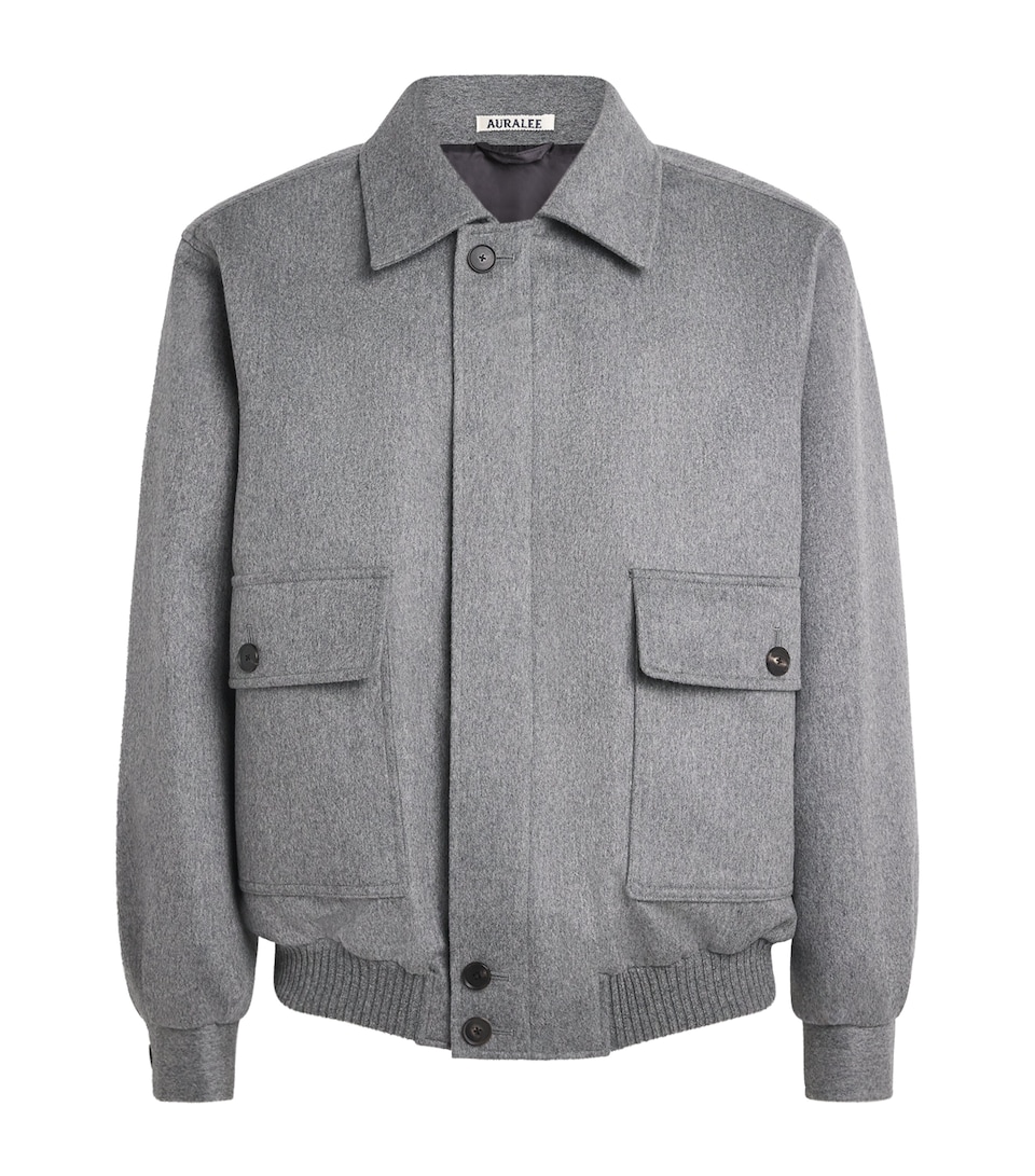 Cashmere Bomber Jacket