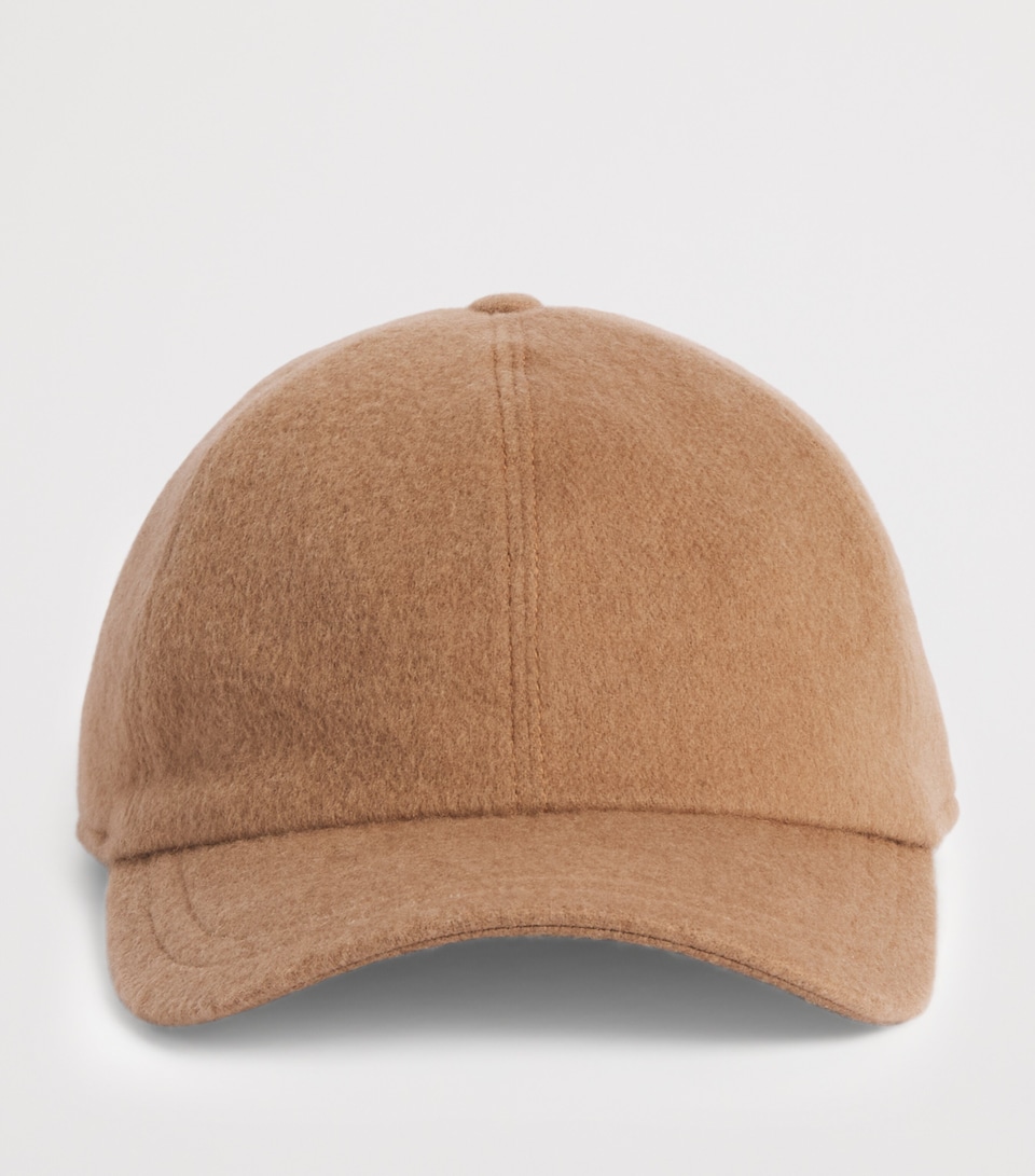 Borsalino Cashmere Hiker Cap Cammello