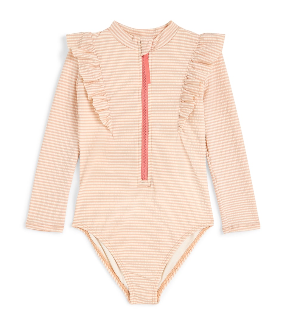 Stripe Long-Sleeve Swimsuit (6-36 Months)
