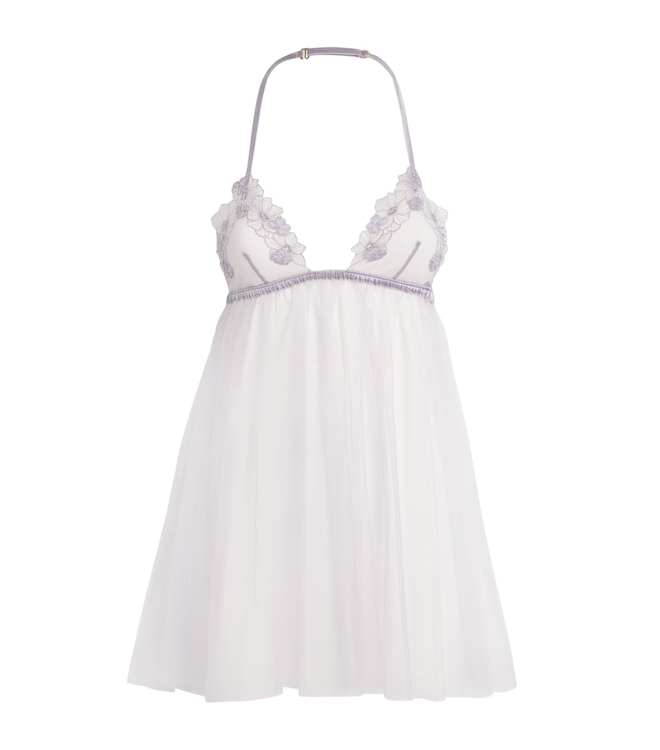 Floral-Lace Babydoll Dress