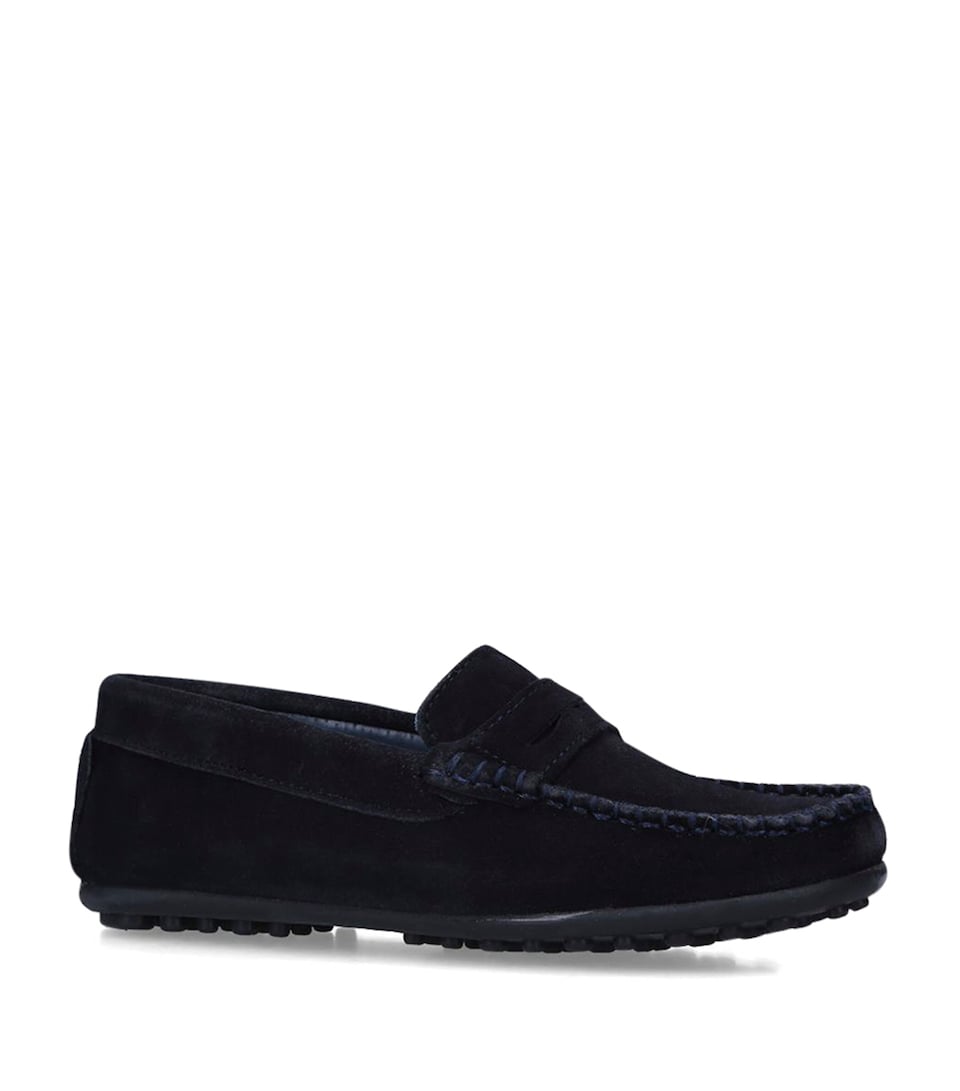 papouelli Suede Felix Shoes Teal