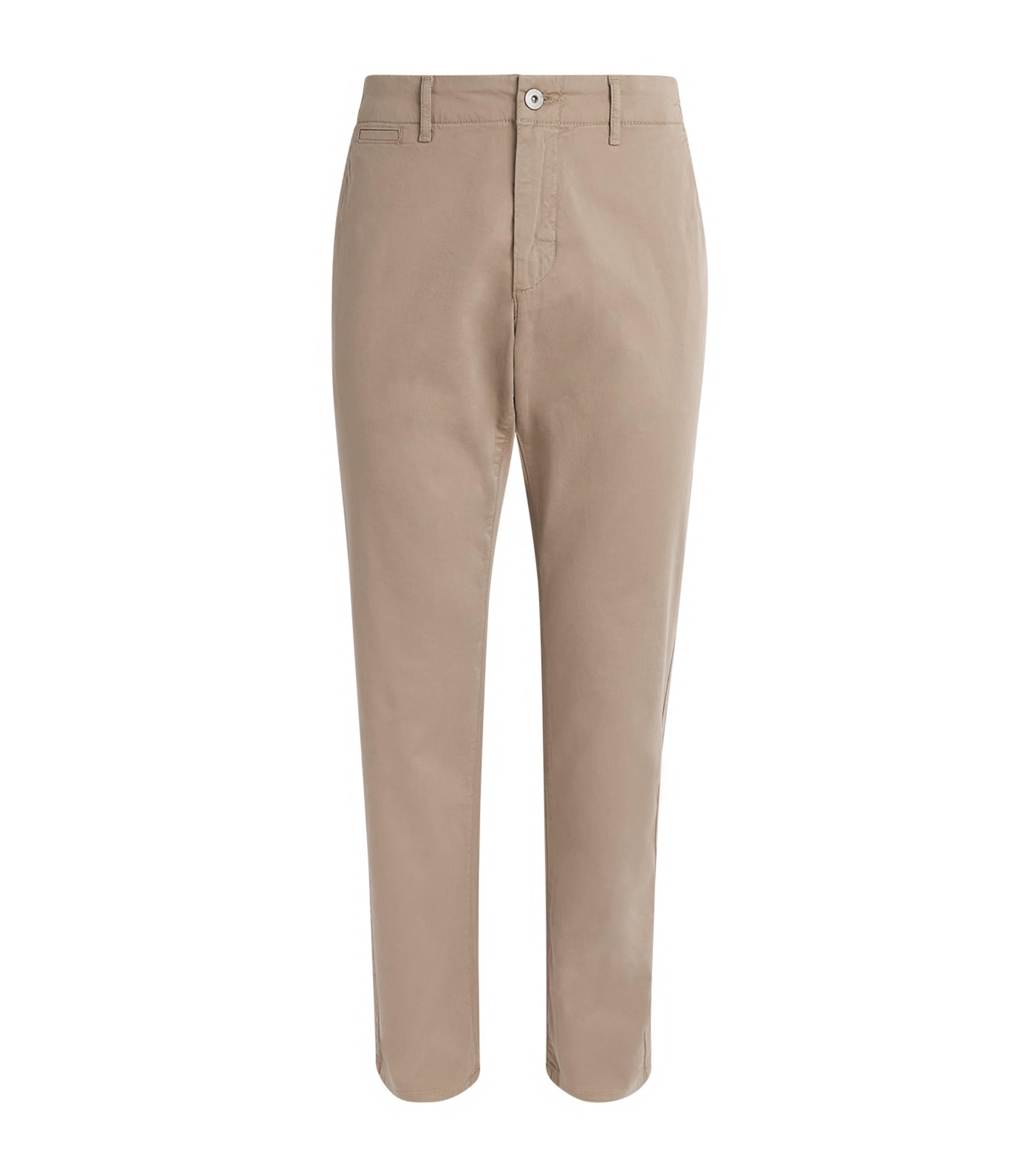 PAIGE Mens Stretch-Cotton Vincent Chinos Farro