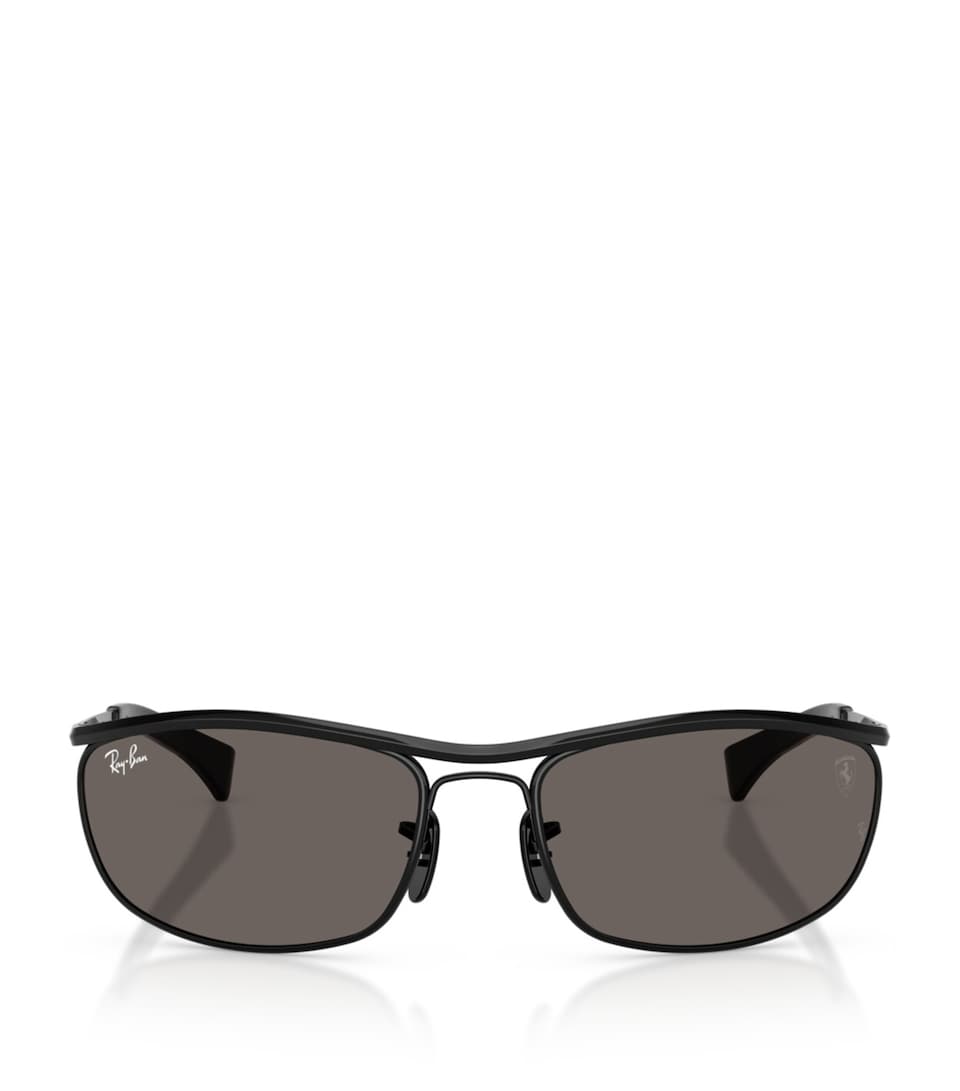 Ray-Ban Scuderia Ferrari Collection Oval Sunglasses Black