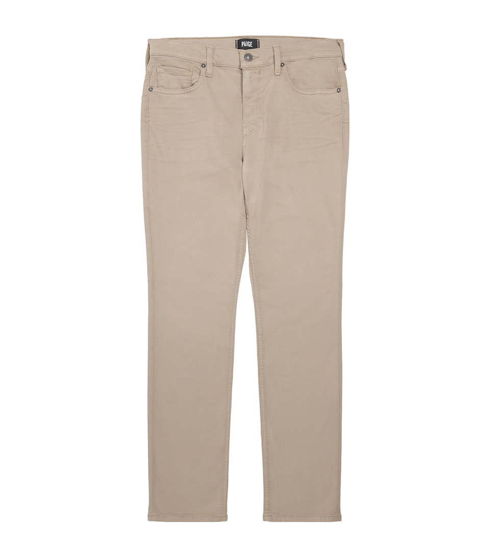 PAIGE Mens Federal Slim Jeans Toasted Almond