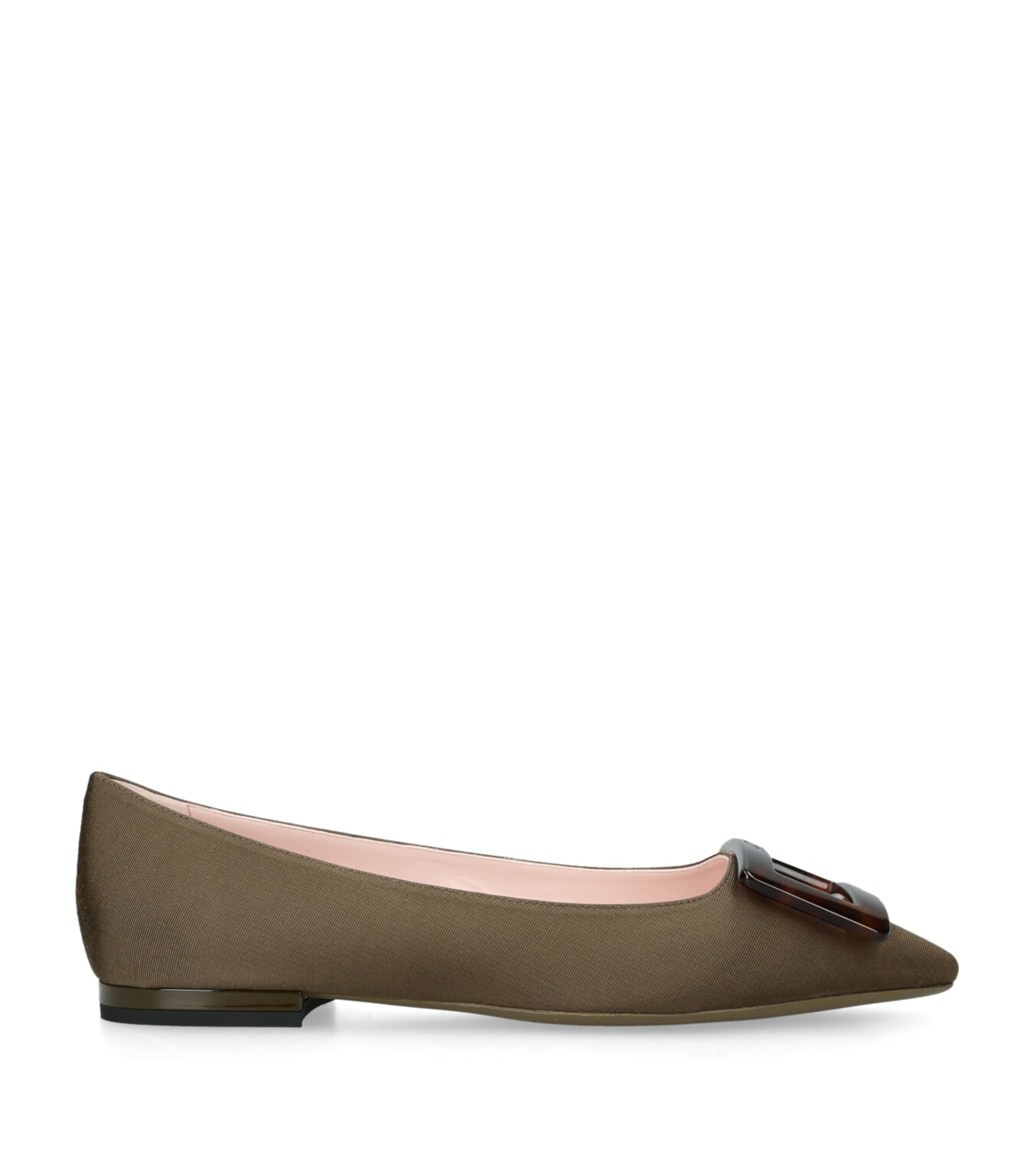 Faille Gommettine Ballet Flats