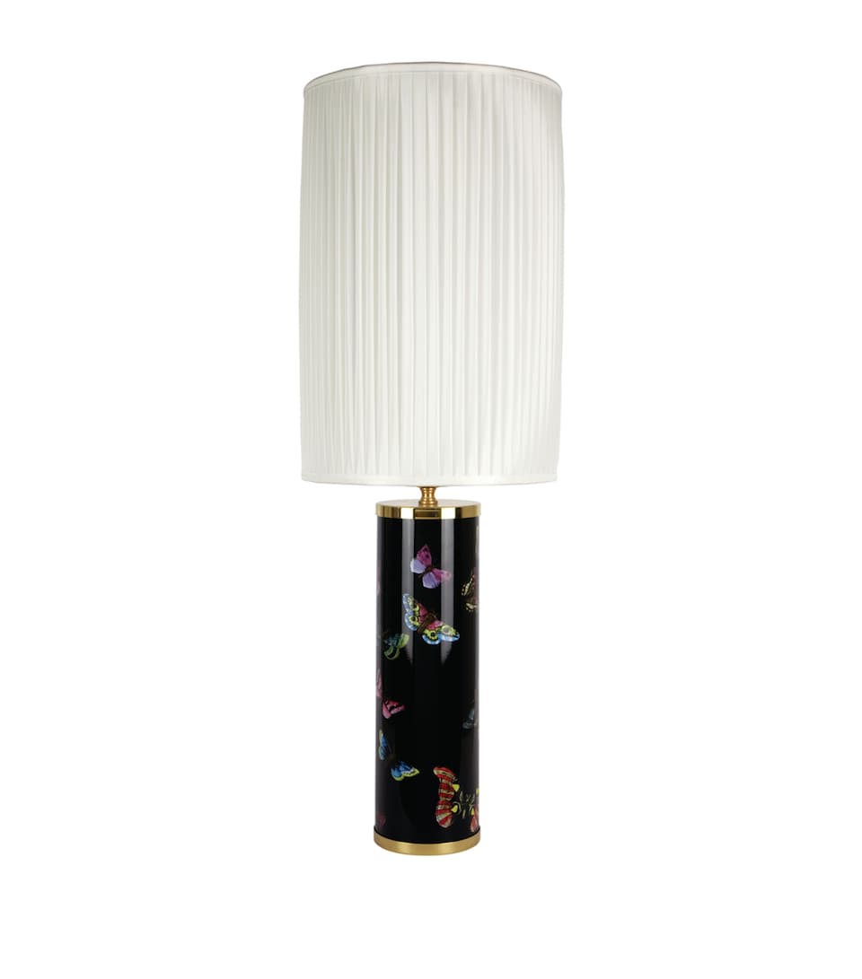 Cylindrical Pleated Lampshade