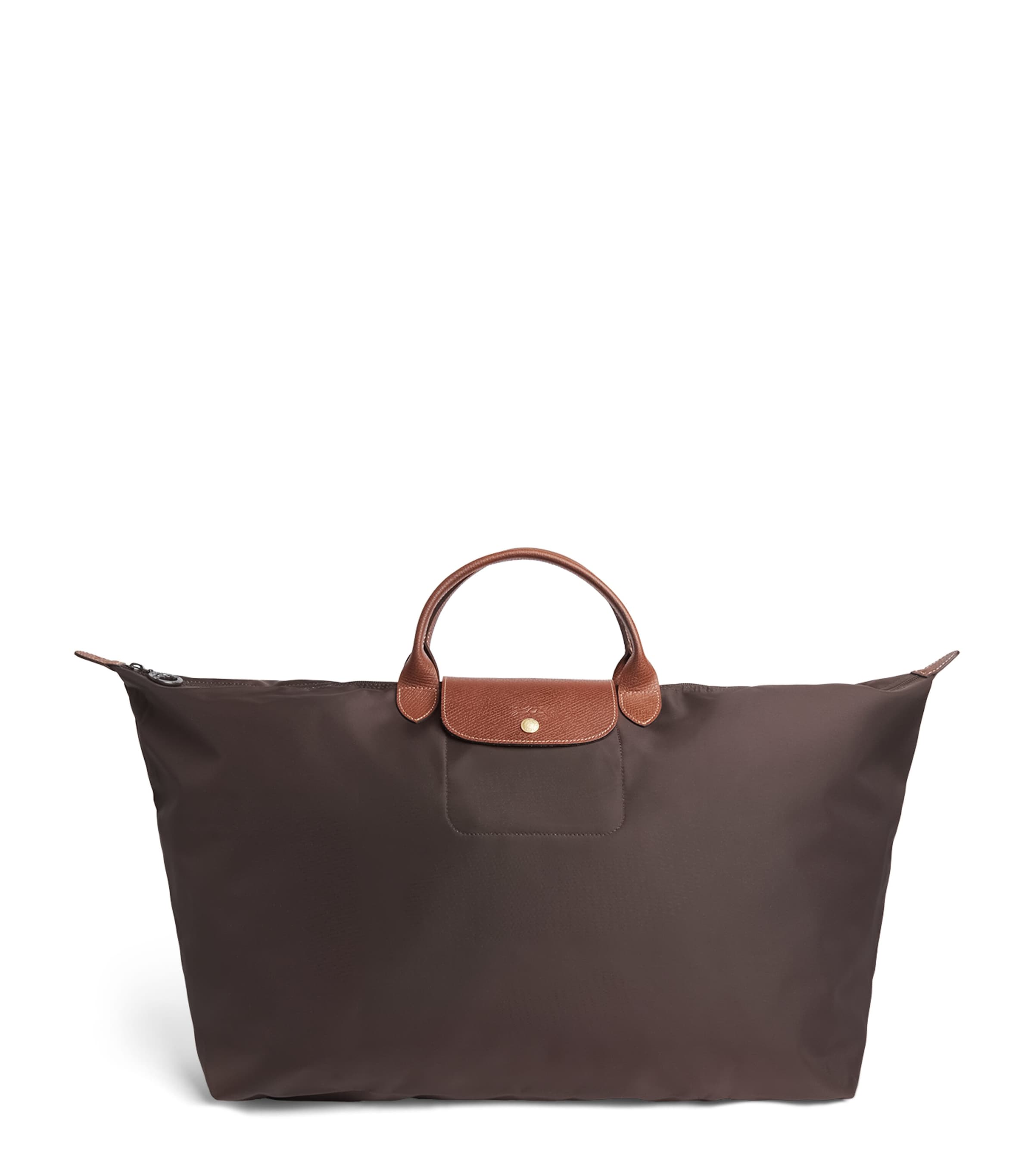 Longchamp Extra Large Le Pliage Original Travel Bag Moka