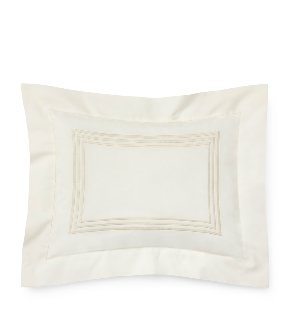 Pratesi Tre Righe Pillowcase (50cm x 75cm) Ivory/beige