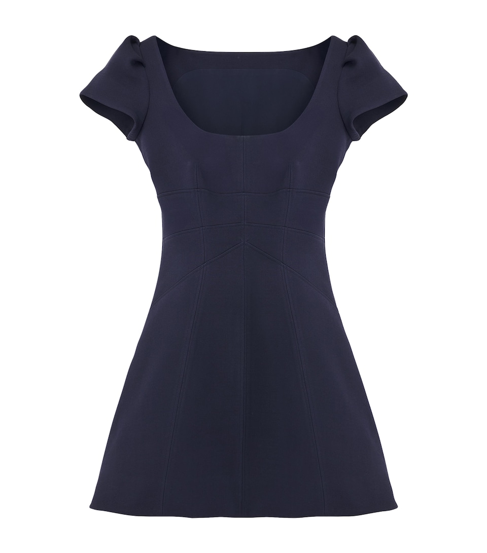 Wool-Blend Mini Dress