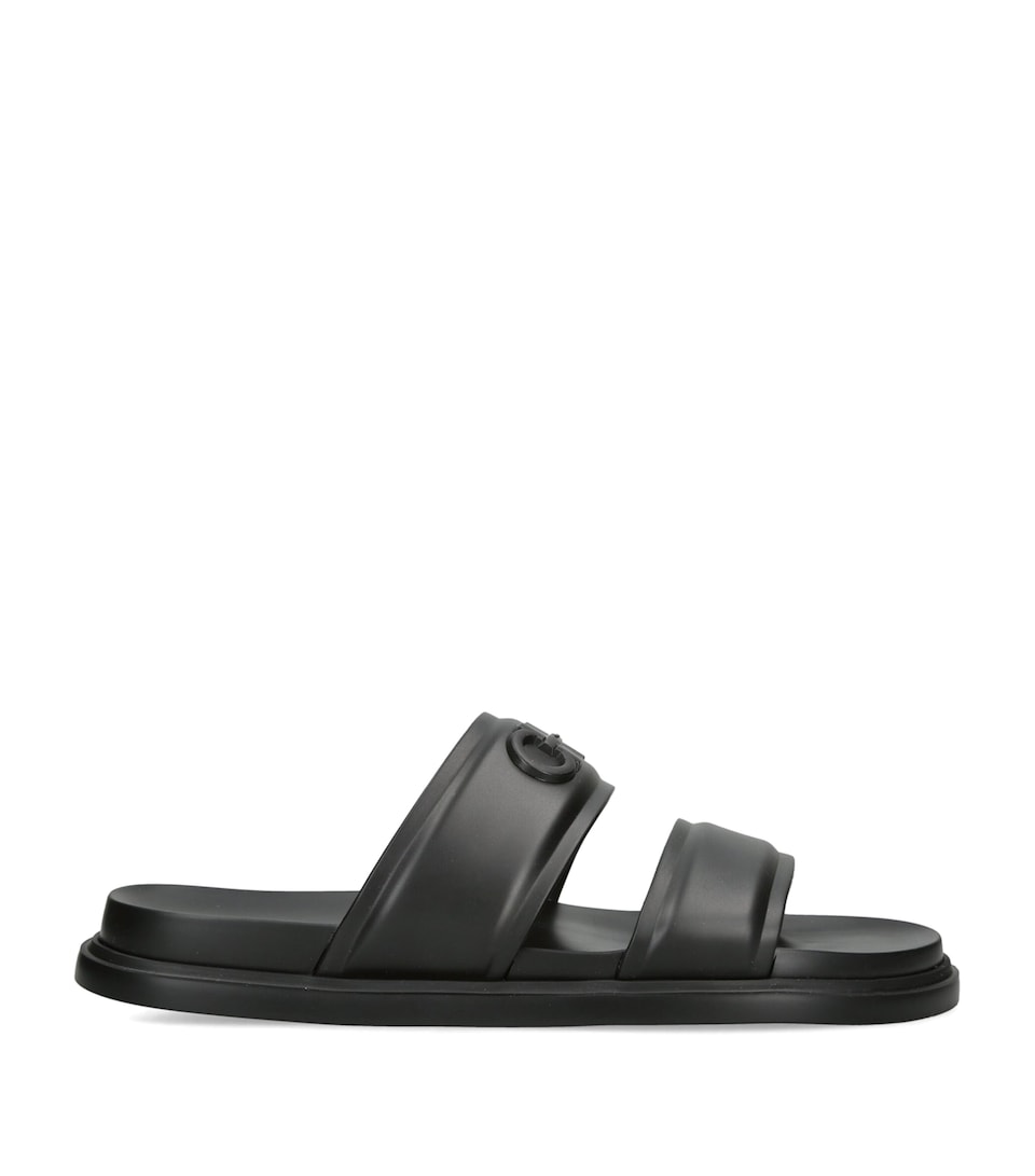 Salvatore Ferragamo Gancini Sandals Black