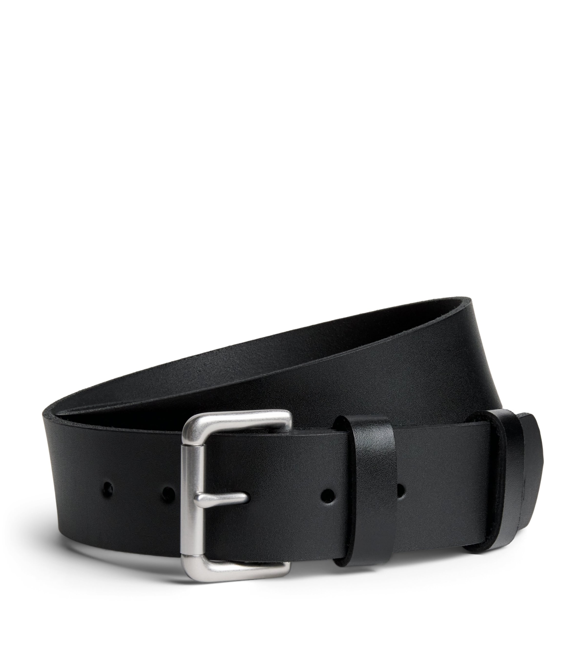 Leather Roller Buckle Belt