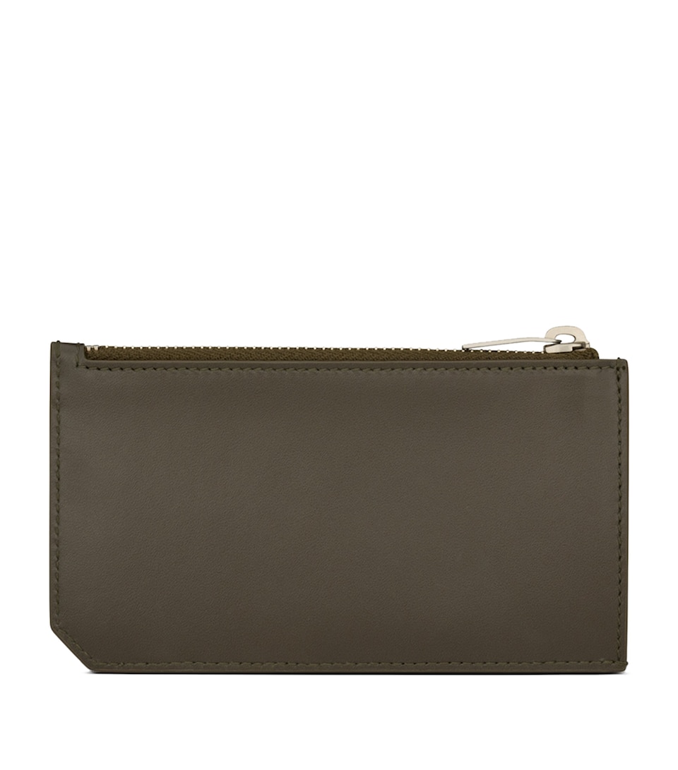 Leather Zip-Up Card Holder