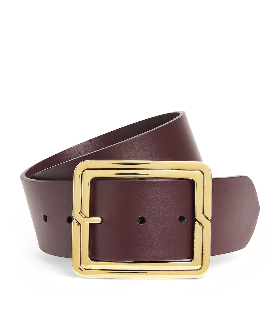 Leather Wide Belt