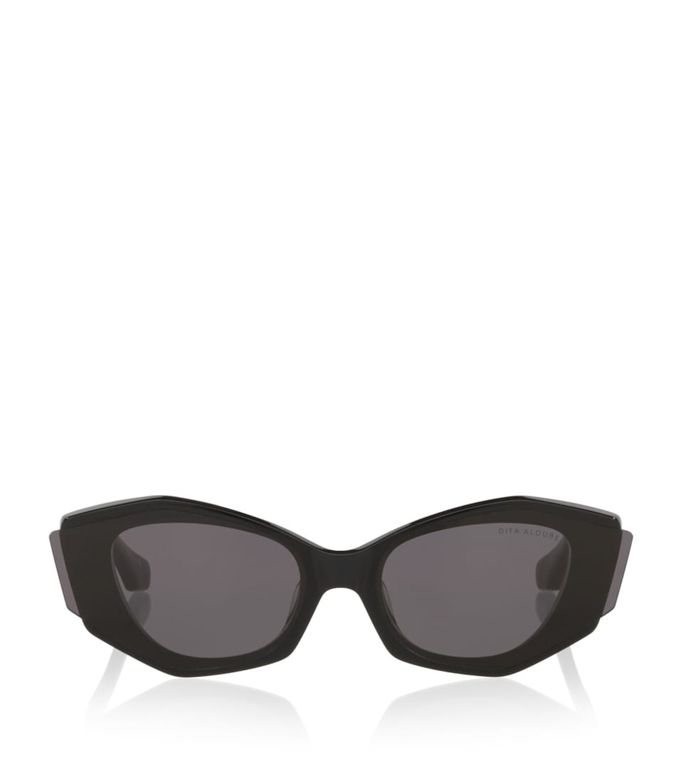 DITA Aloure Angular Cat Eye Sunglasses Black