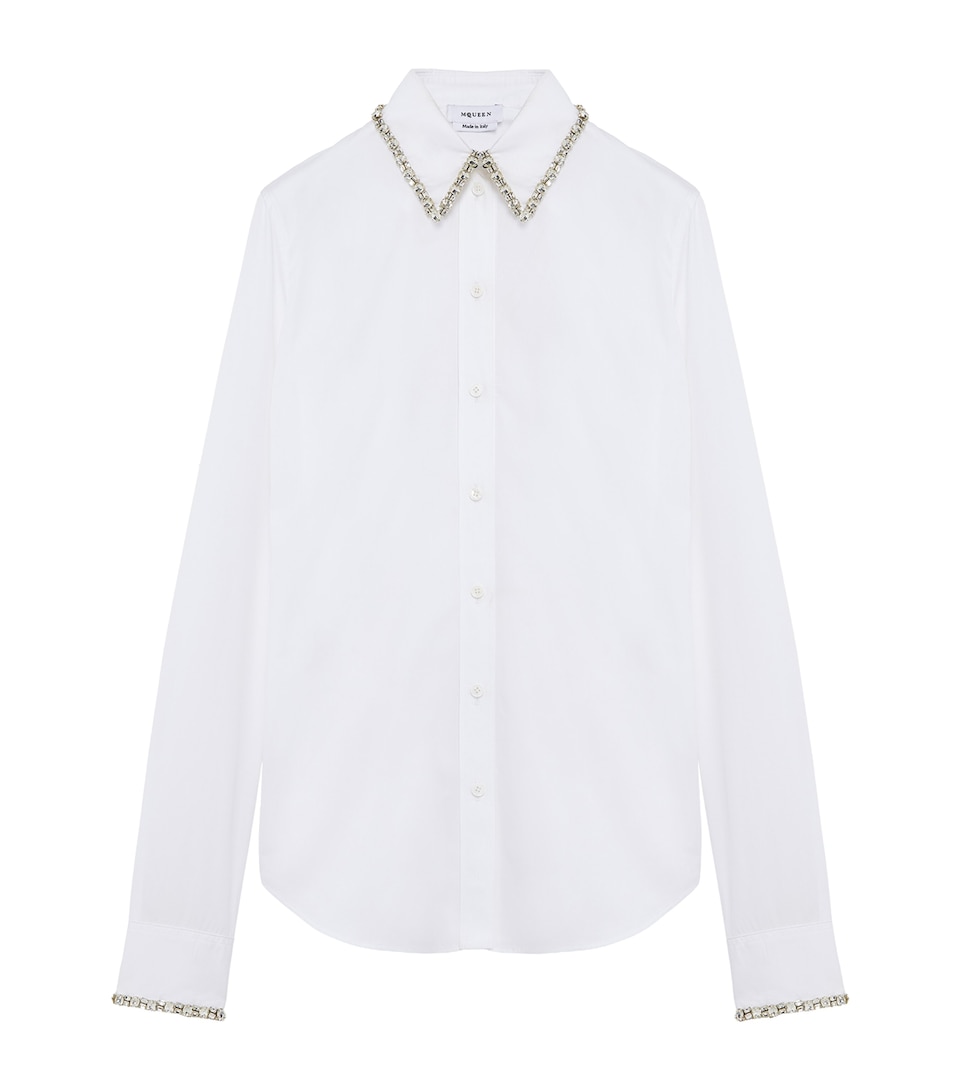 Embellished Cotton Shirt